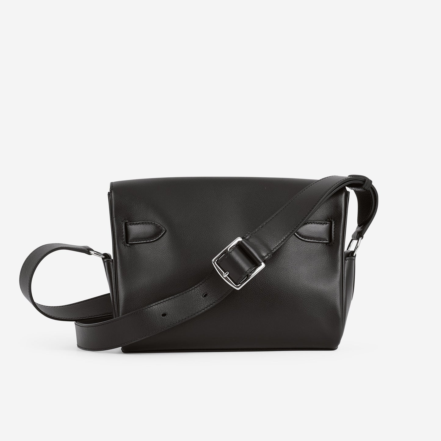 Hermès Kelly Messenger PM - Black Evergrain | Palladium Hardware