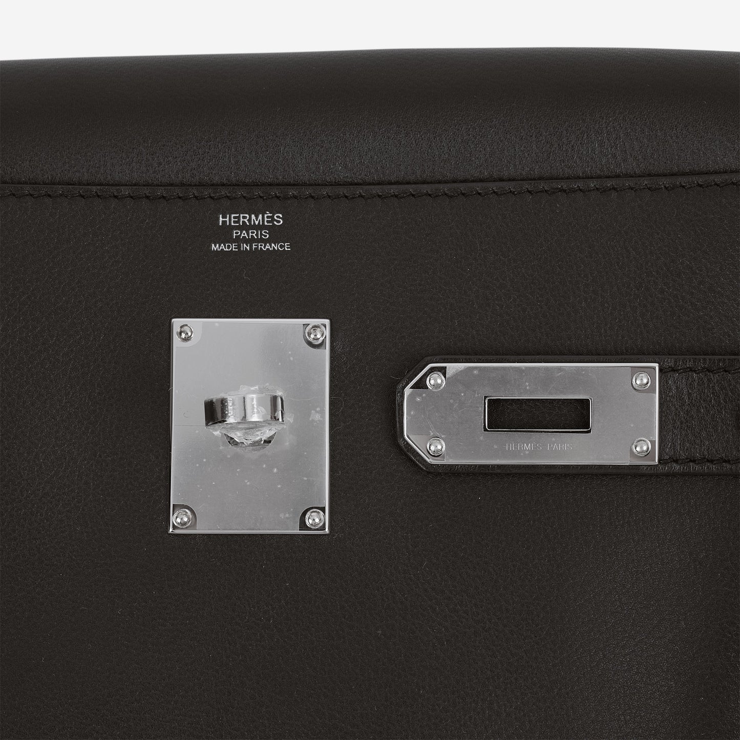 Hermès Kelly Messenger PM - Black Evergrain | Palladium Hardware