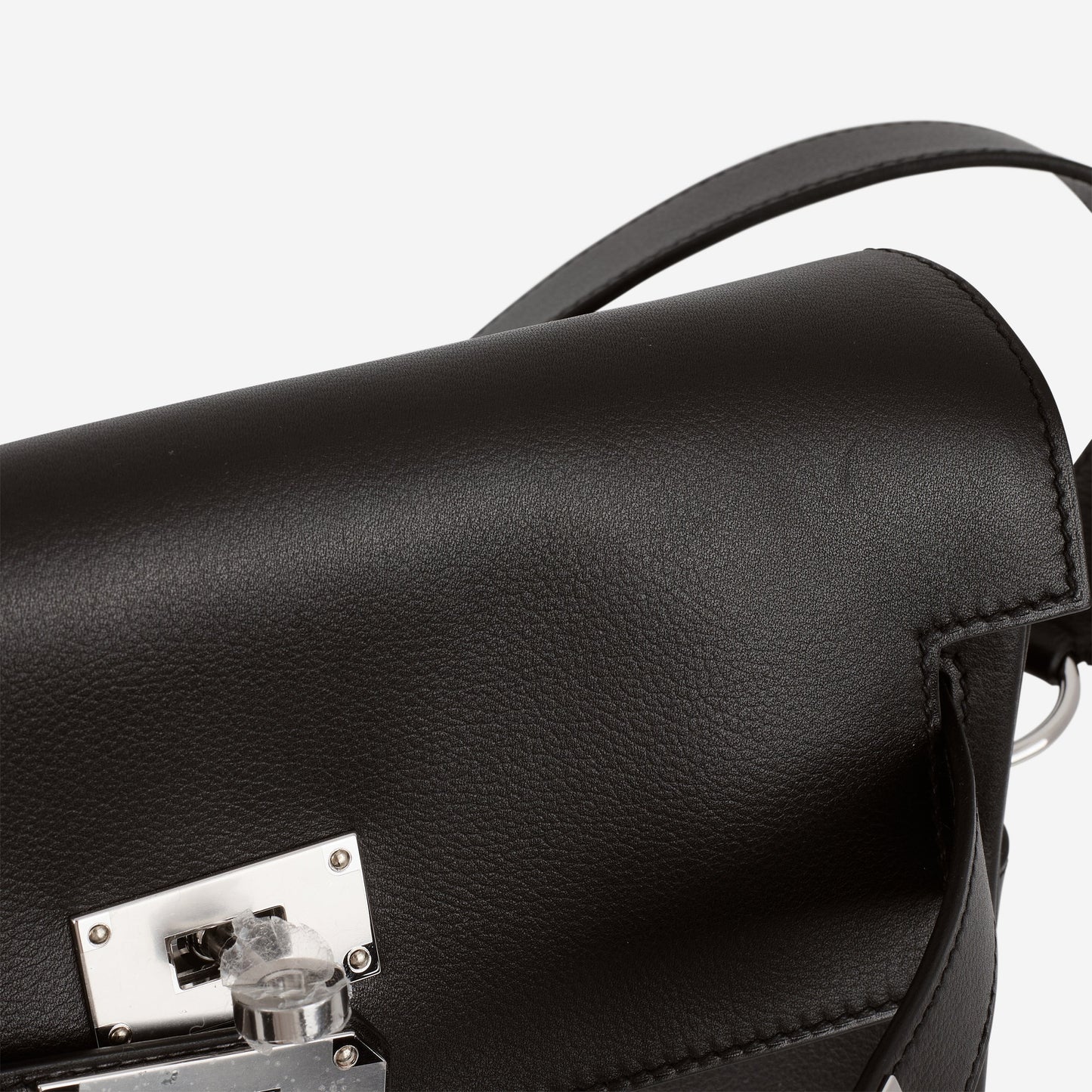Hermès Kelly Messenger PM - Black Evergrain | Palladium Hardware