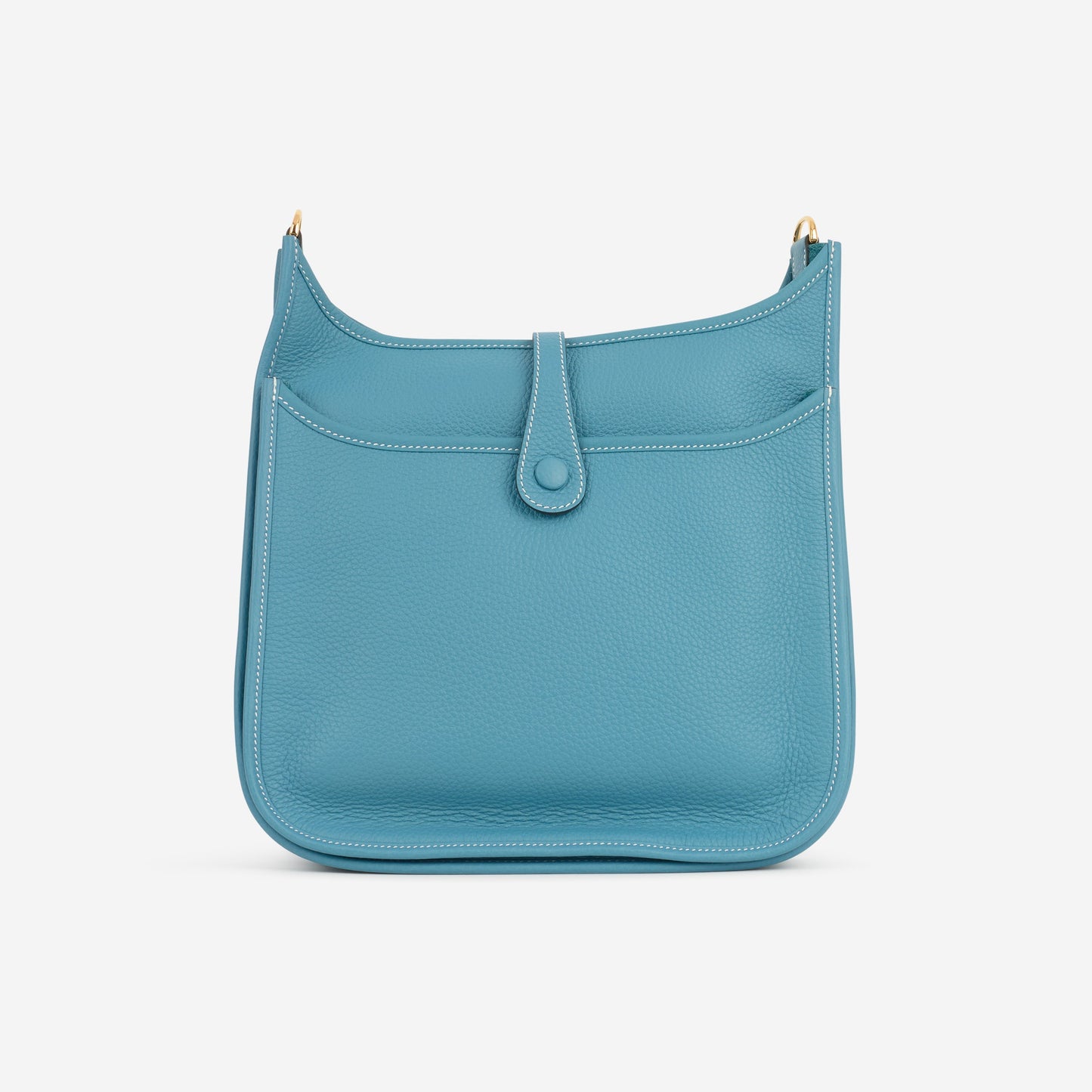 Hermès Evelyne PM - Bleu Jean Clemence | Gold Hardware
