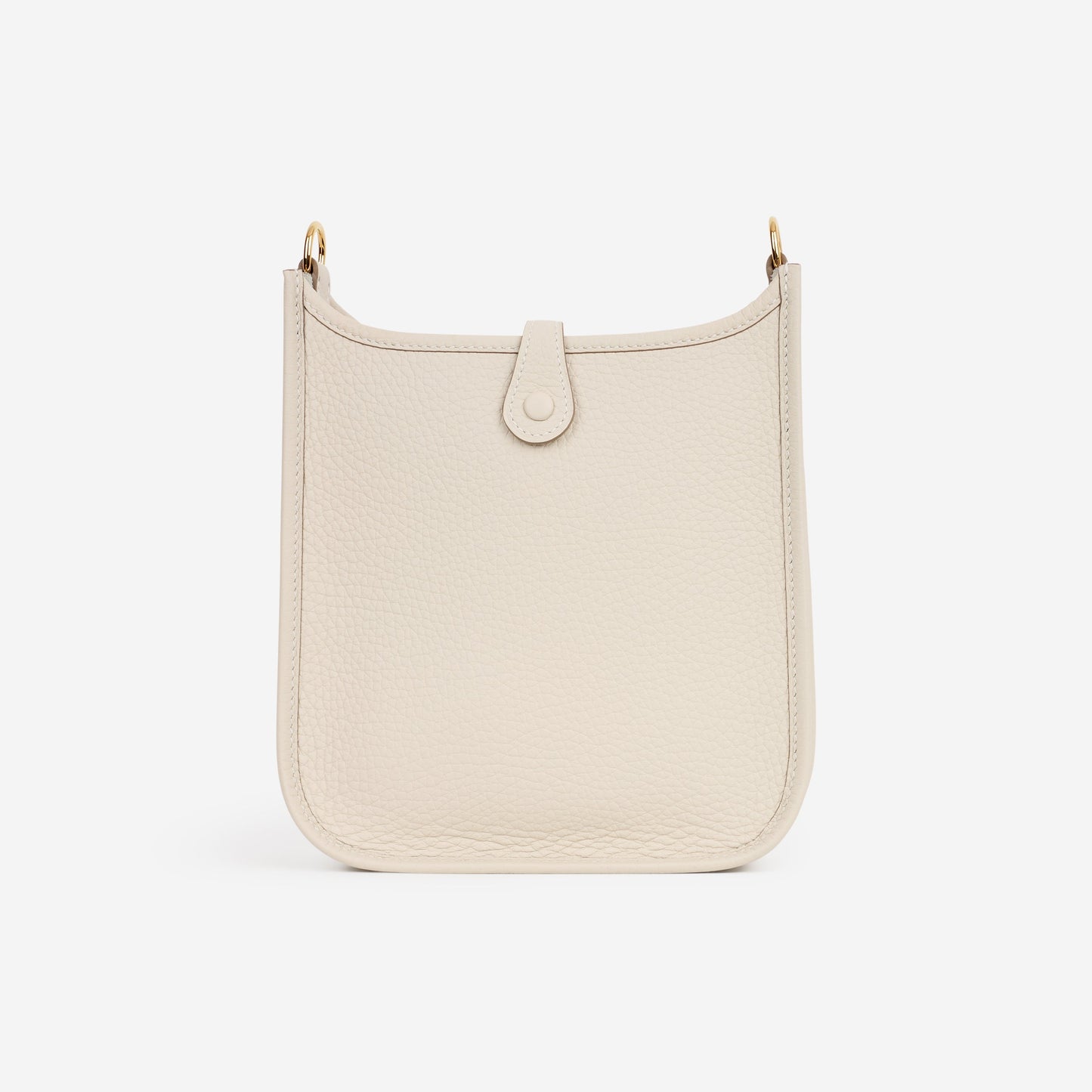 Hermès Mini Evelyne 16 - Craie Clemence | Gold Hardware