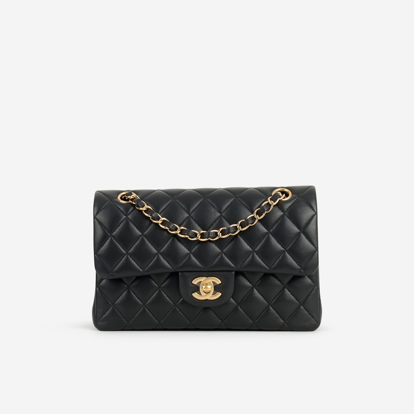 Chanel Small Classic Flap - Black Lambskin | Gold Hardware