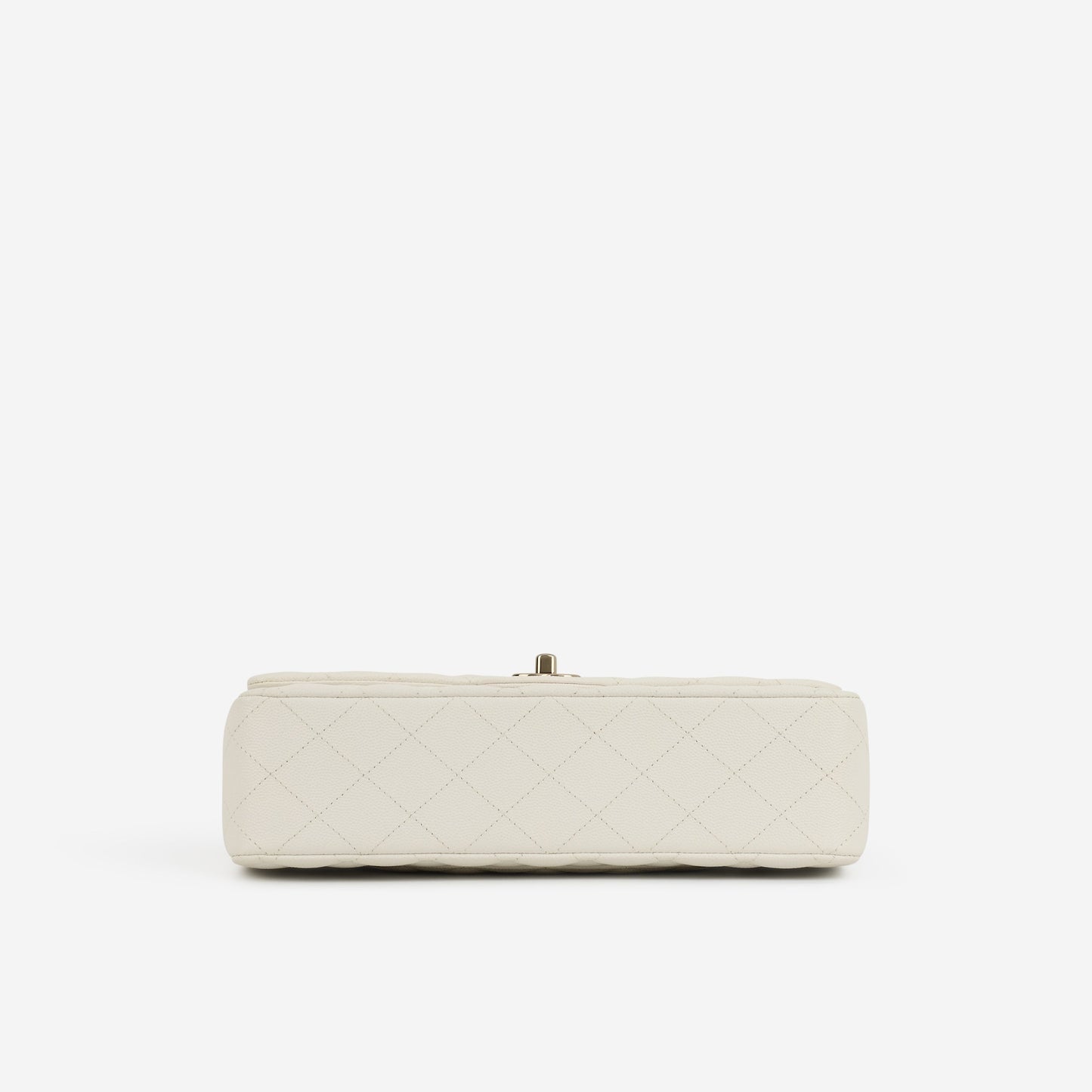 Chanel Medium Classic Flap - Off White Caviar | Champagne Gold Hardware