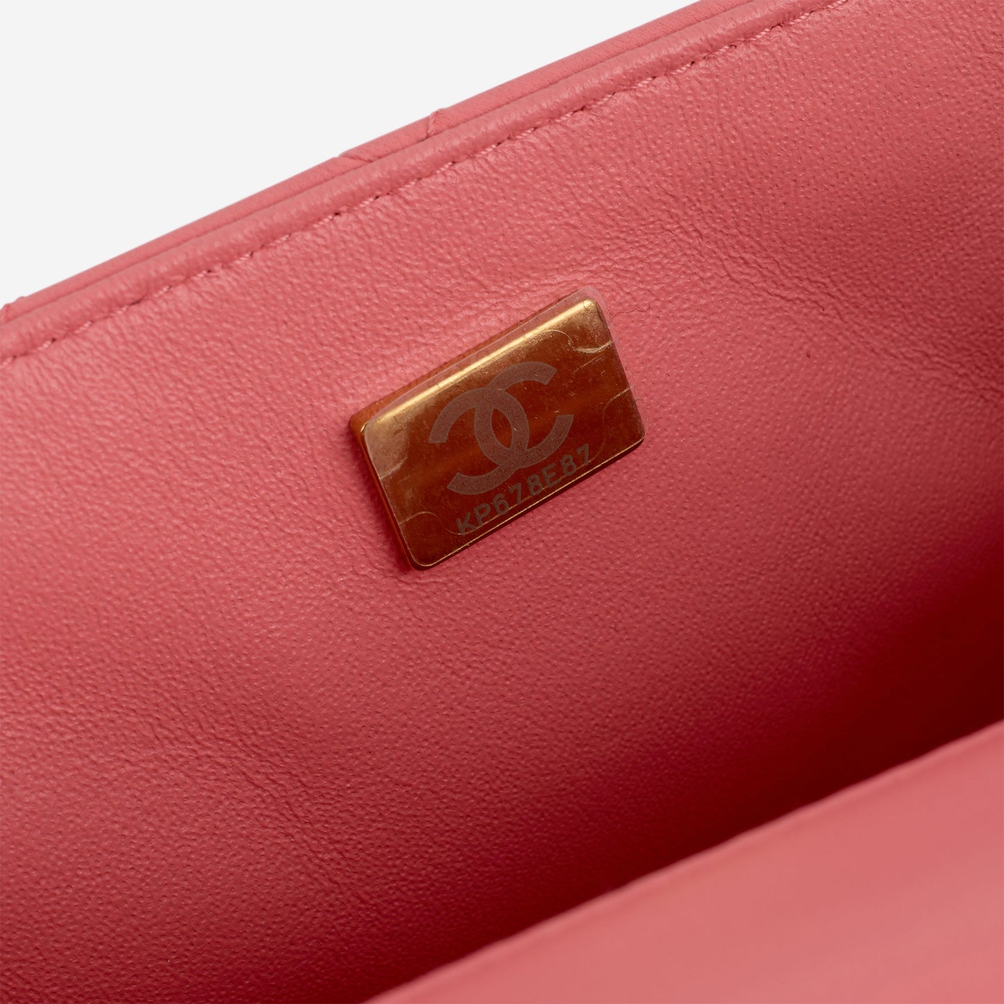 Chanel Mini Square Classic Flap - Pink Lambskin | Champagne Gold Hardware