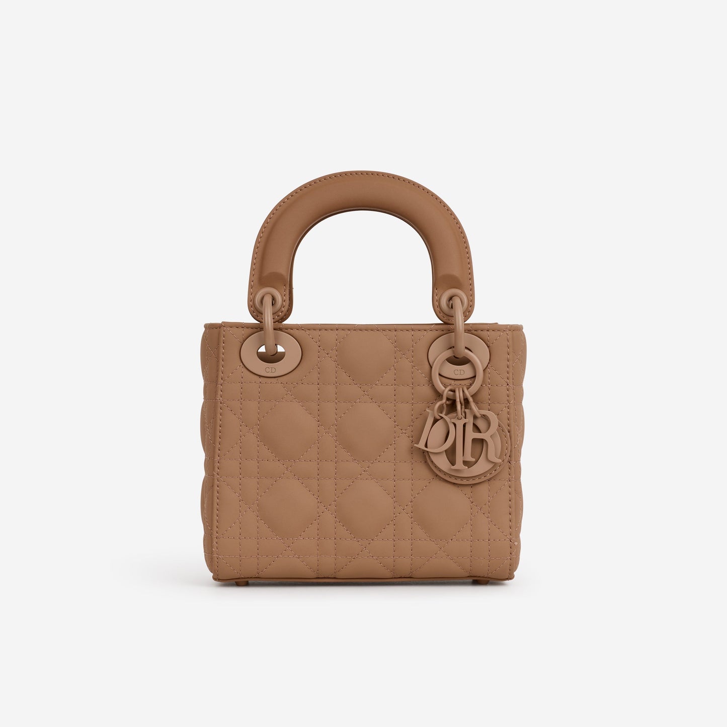 Dior Mini Lady Dior - Blush Ultramatte Cannage | Tonal Hardware