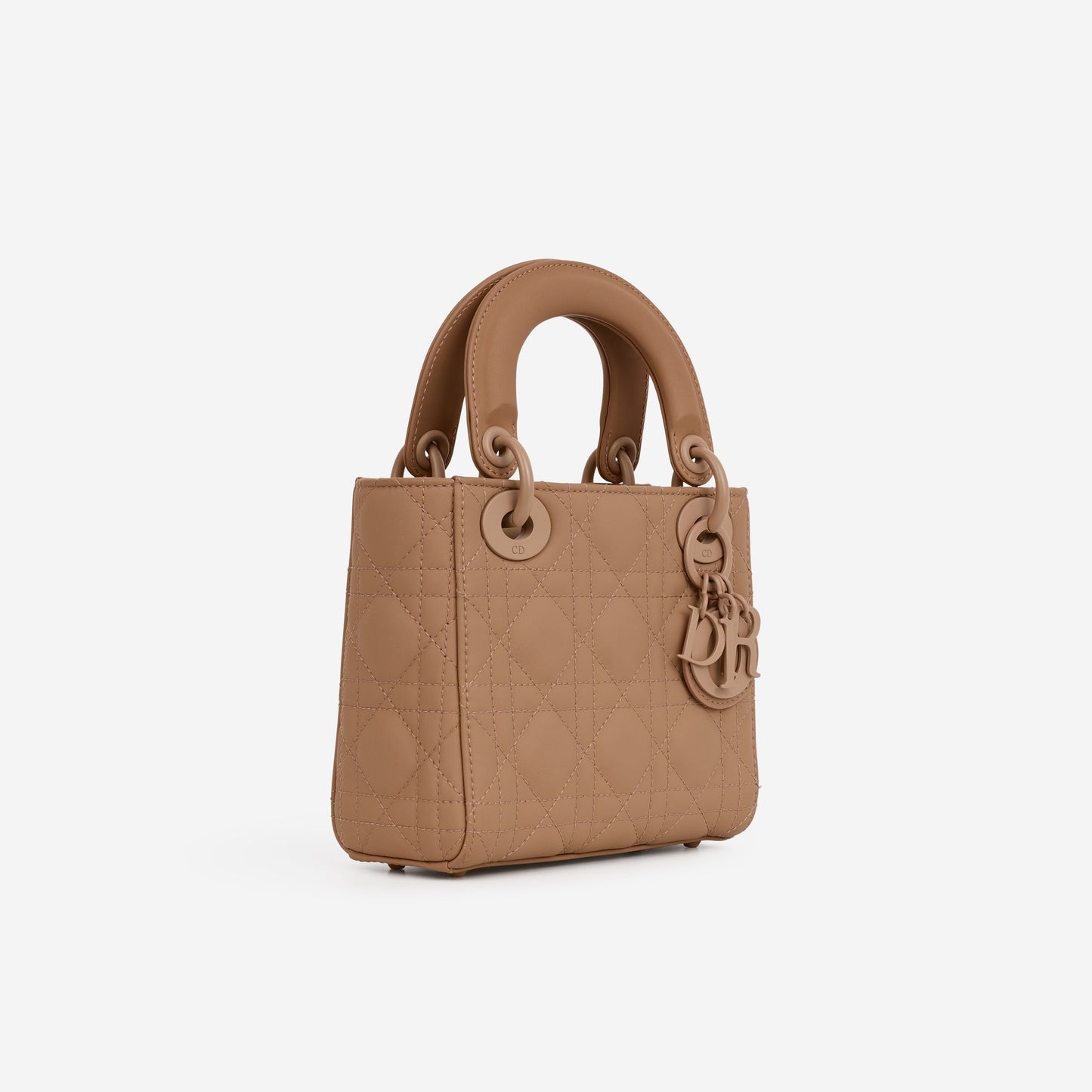 Dior Mini Lady Dior - Blush Ultramatte Cannage | Tonal Hardware