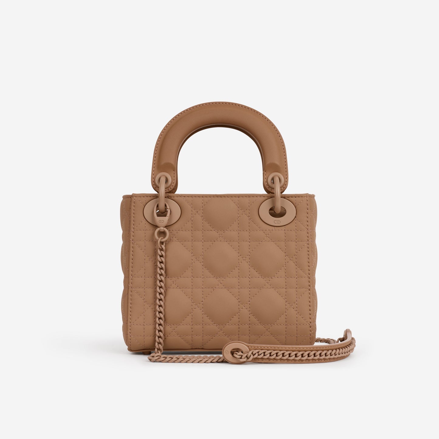 Dior Mini Lady Dior - Blush Ultramatte Cannage | Tonal Hardware