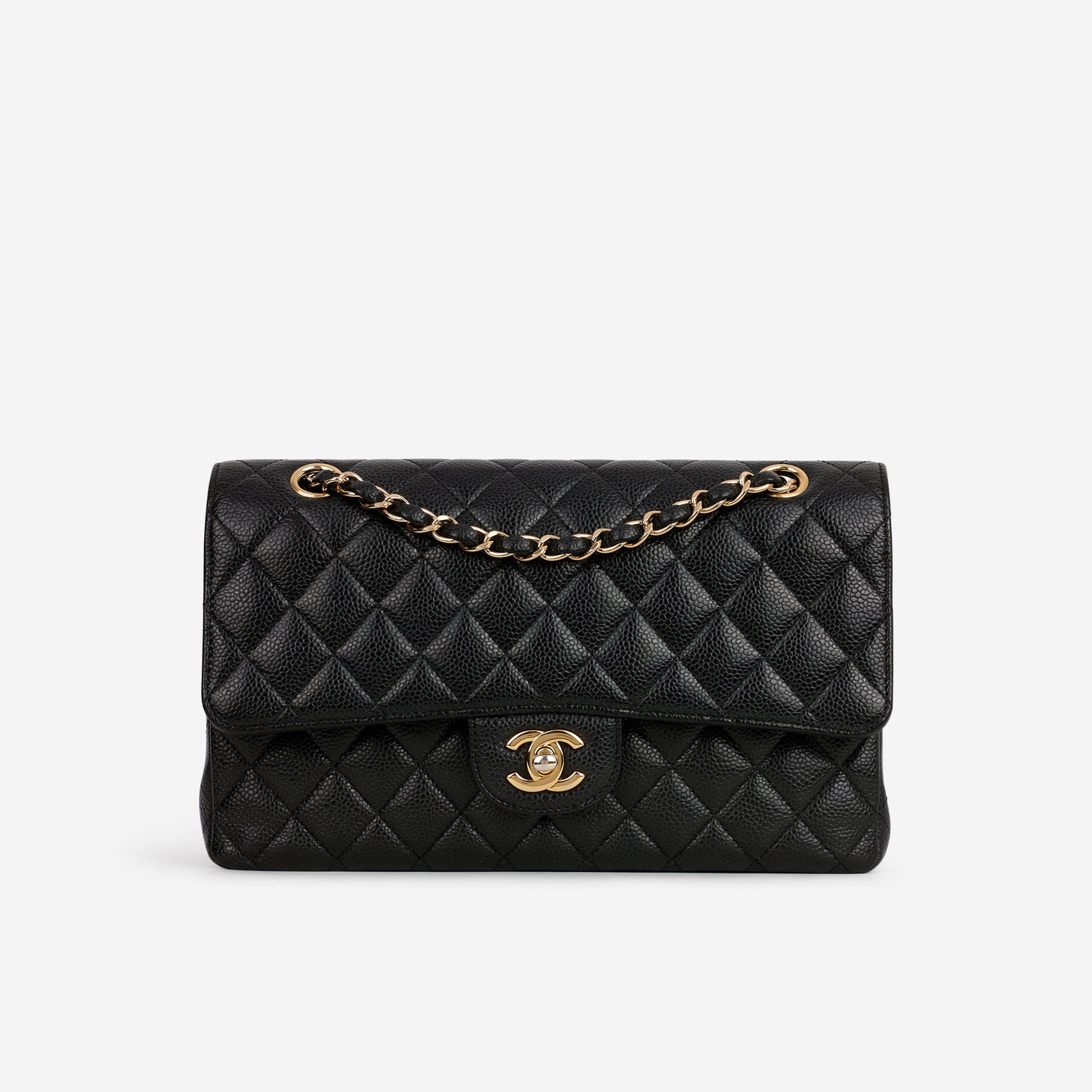 Chanel Classic Medium Flap Bag - Black Caviar | Gold Hardware
