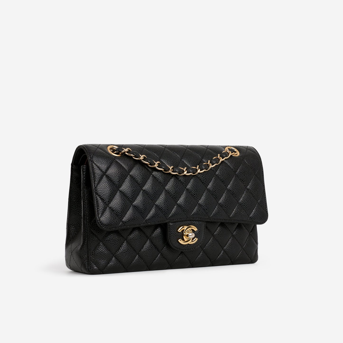 Chanel Classic Medium Flap Bag - Black Caviar | Gold Hardware