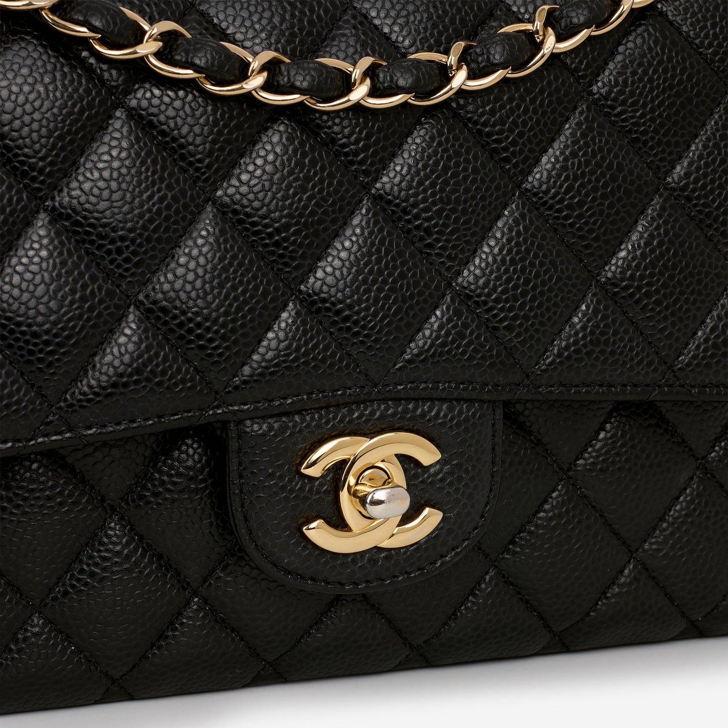 Chanel Classic Medium Flap Bag - Black Caviar | Gold Hardware