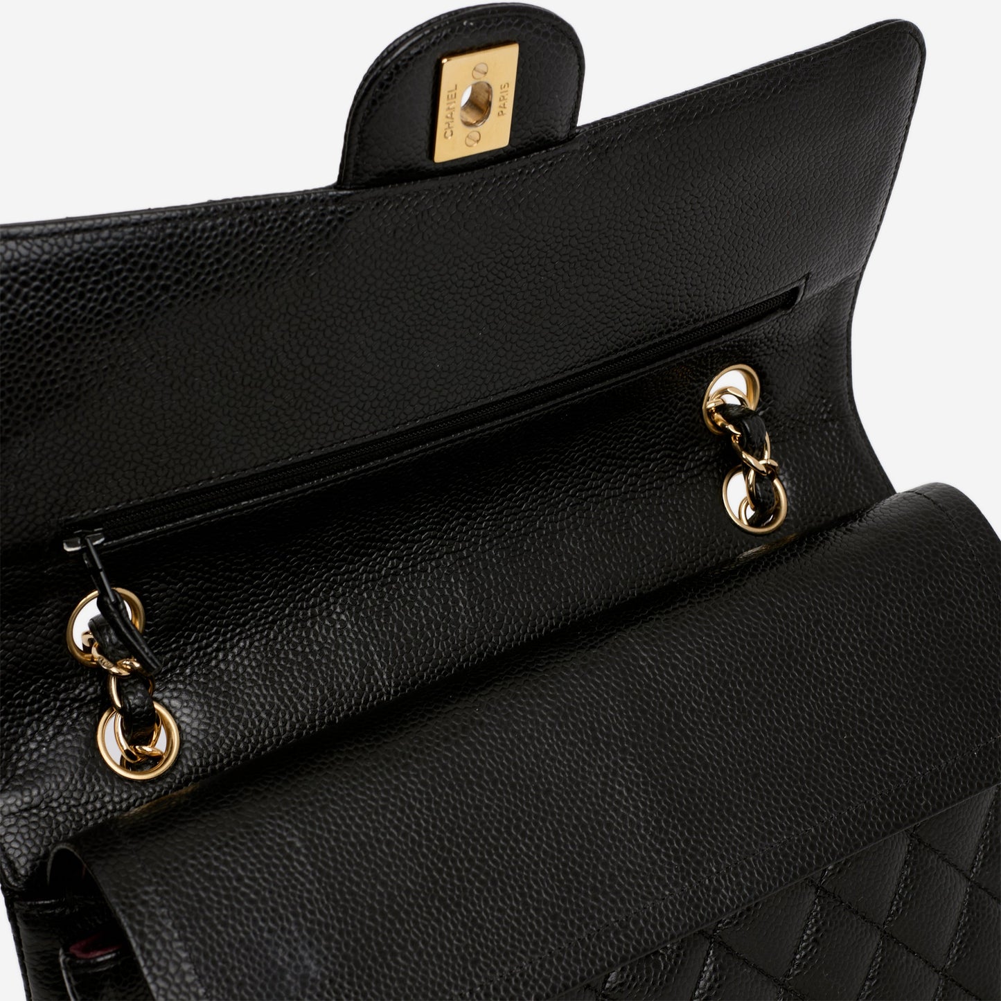Chanel Classic Medium Flap Bag - Black Caviar | Gold Hardware
