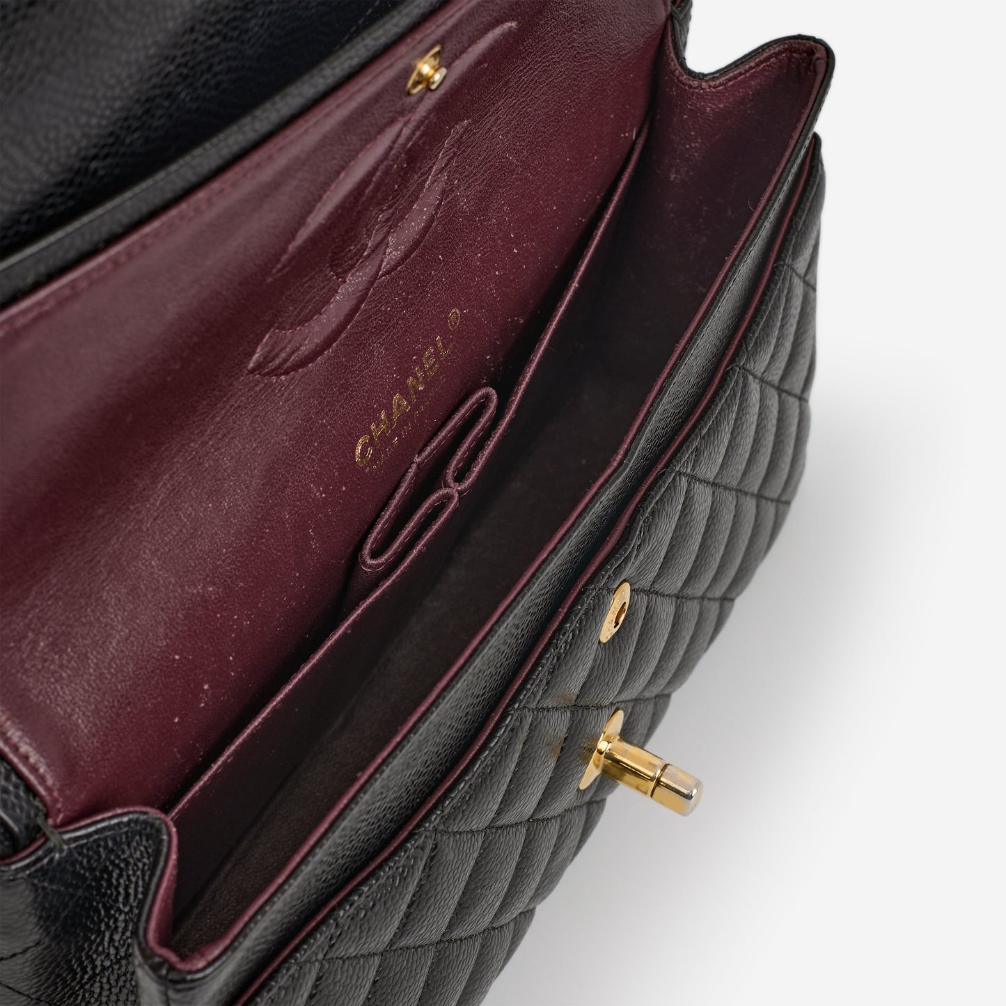 Chanel Classic Medium Flap Bag - Black Caviar | Gold Hardware