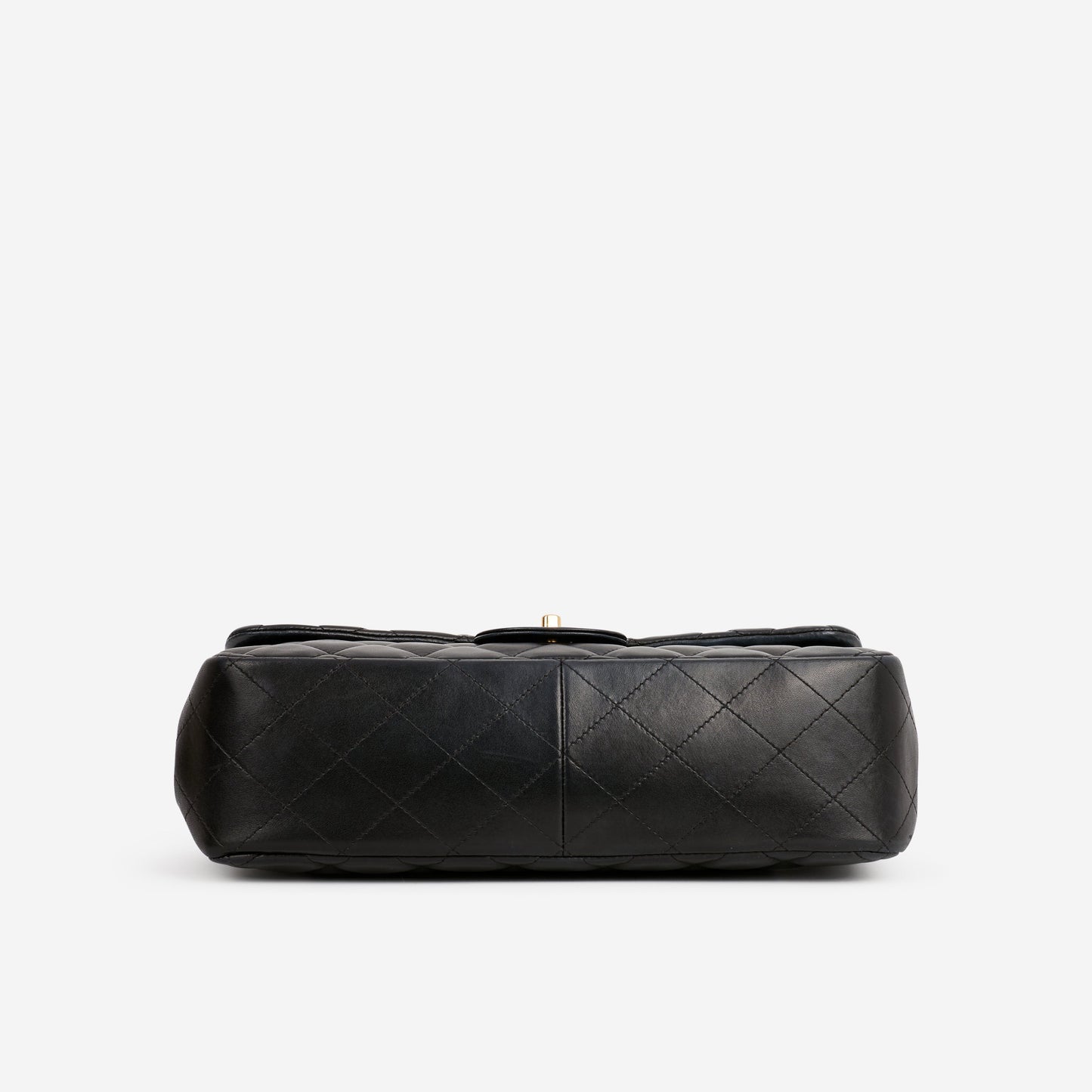 Chanel Single Flap Jumbo - Black Lambskin | Gold Hardware