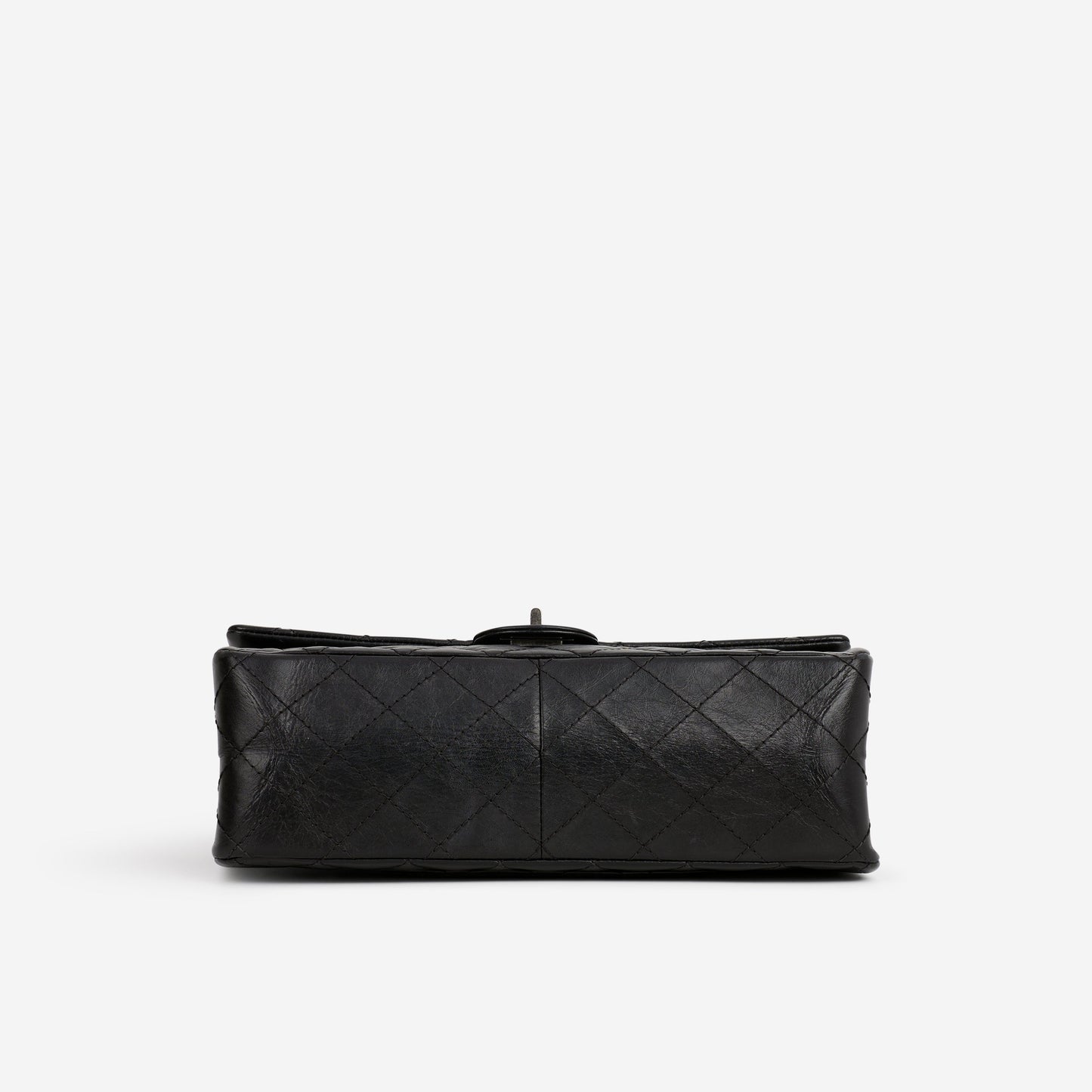 Chanel 2.55 Reissue 226 - Black Crumpled Calfskin | Ruthenium Hardware