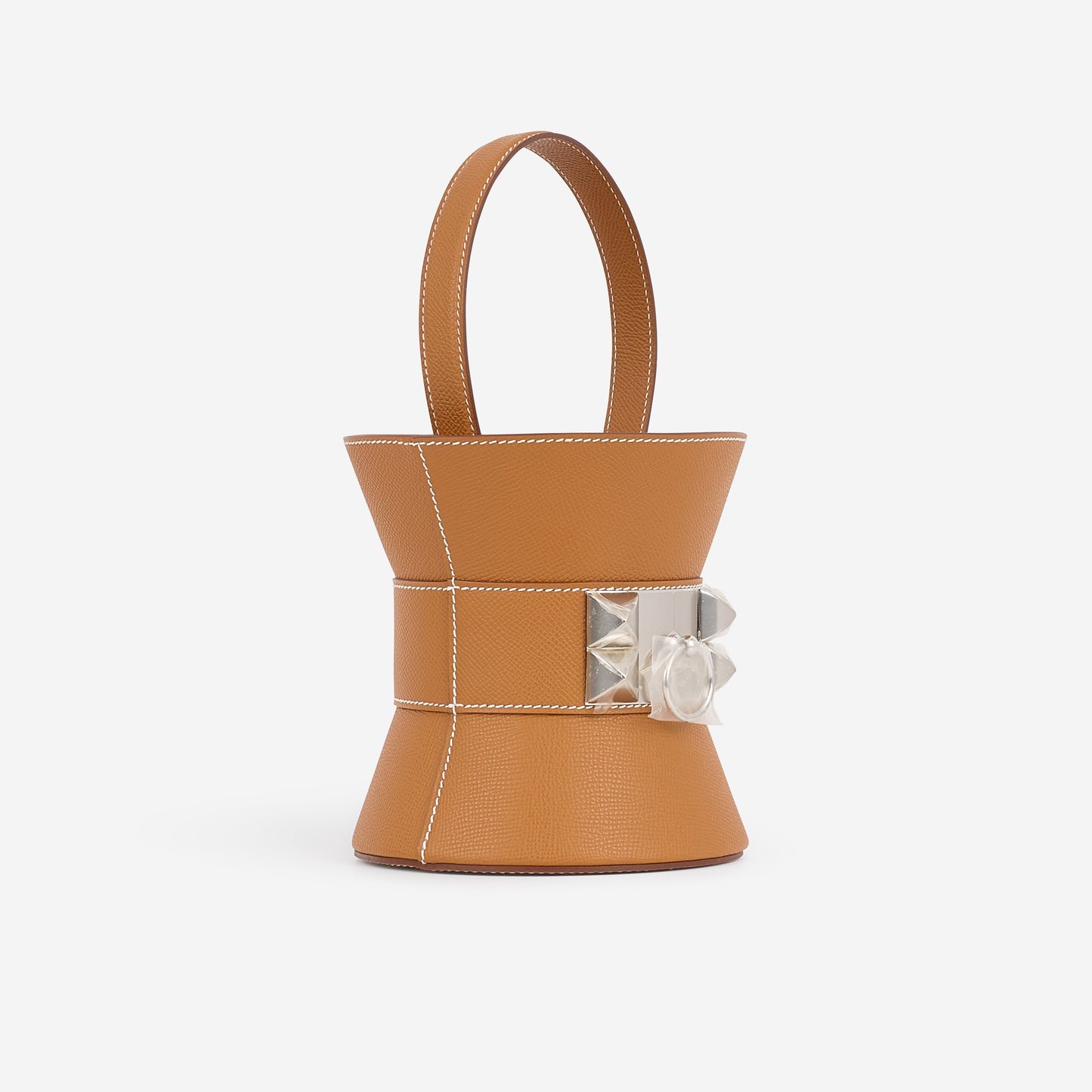 Hermès Mini Medor Bag - Gold Epsom | Palladium Hardware