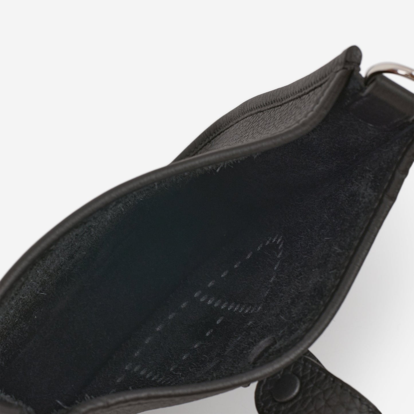 Hermès Mini Evelyne 16 - Black Clemence | Palladium Hardware