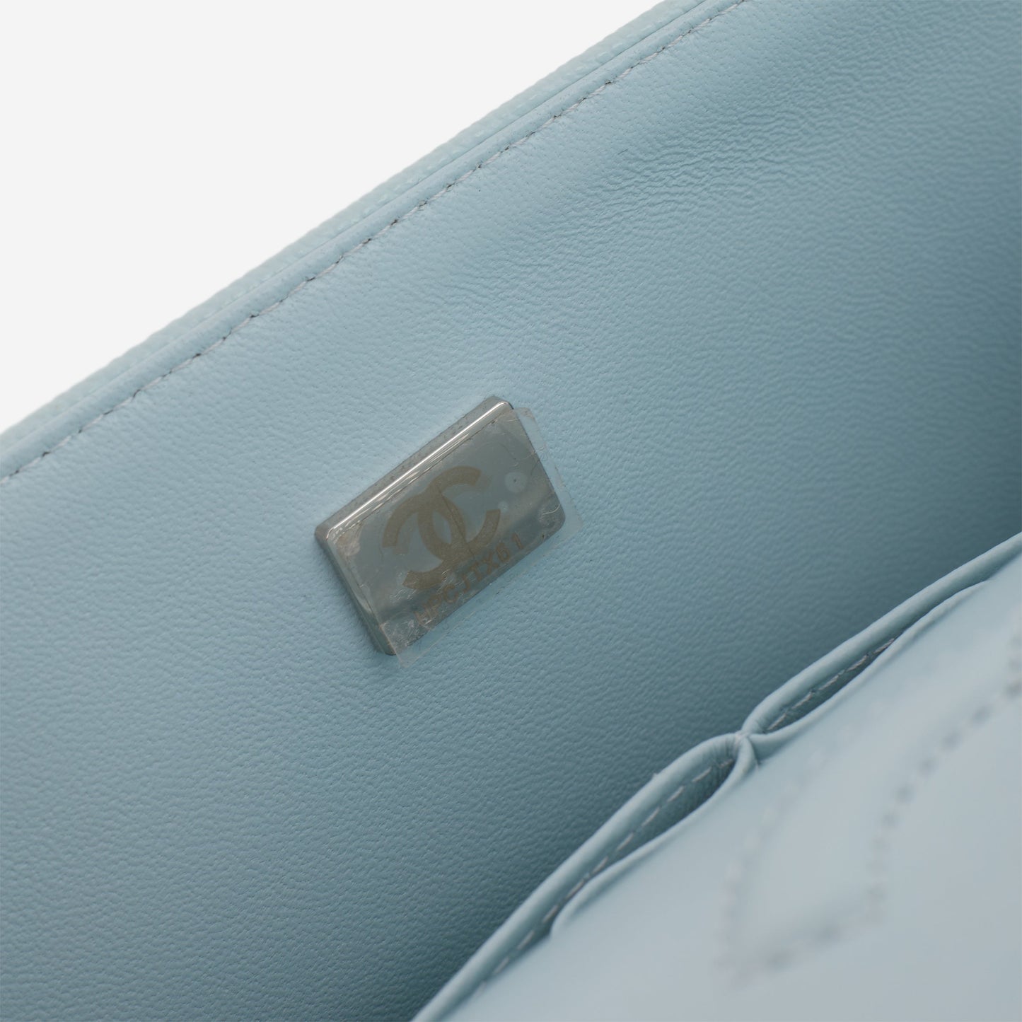 Chanel Medium Classic Flap - Light Blue Caviar | Silver Hardware