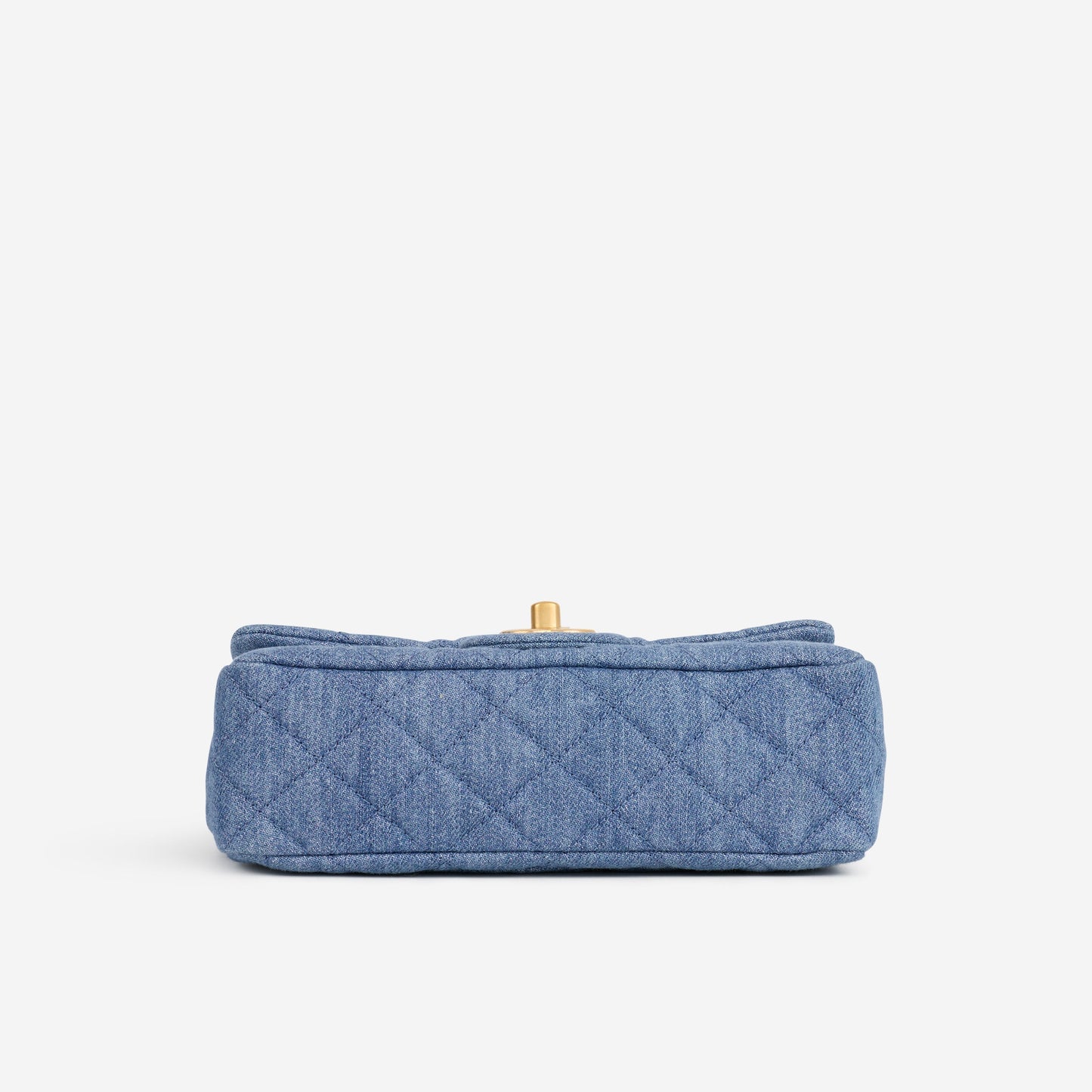 Chanel Mini Rectangular Pearl Crush - Blue Denim | Gold Hardware