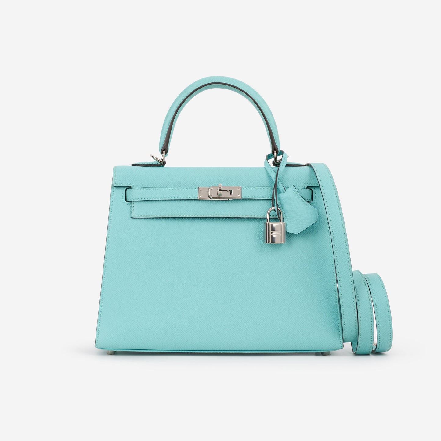 Hermès Kelly 25 - Bleu Atoll Epsom | Palladium Hardware
