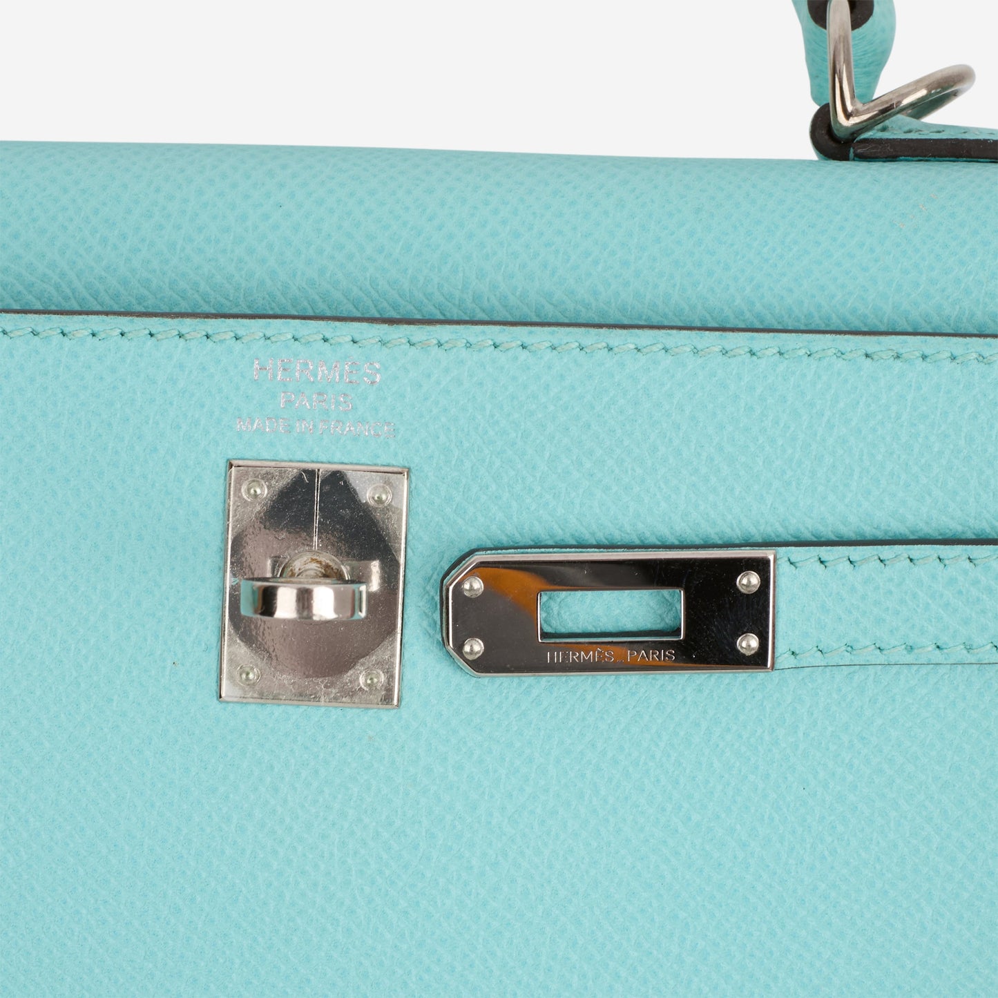 Hermès Kelly 25 - Bleu Atoll Epsom | Palladium Hardware