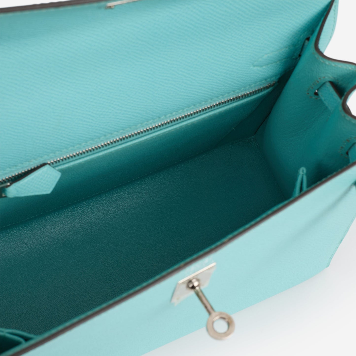 Hermès Kelly 25 - Bleu Atoll Epsom | Palladium Hardware