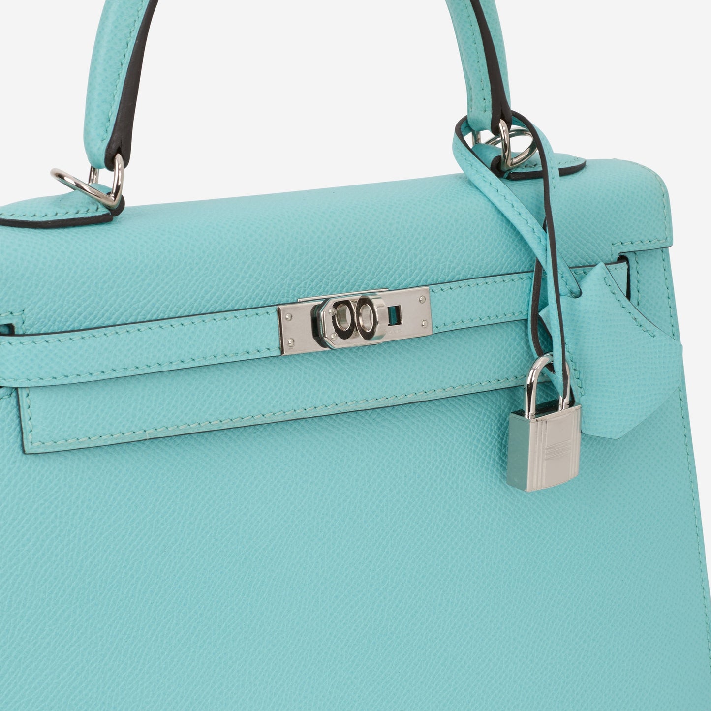 Hermès Kelly 25 - Bleu Atoll Epsom | Palladium Hardware
