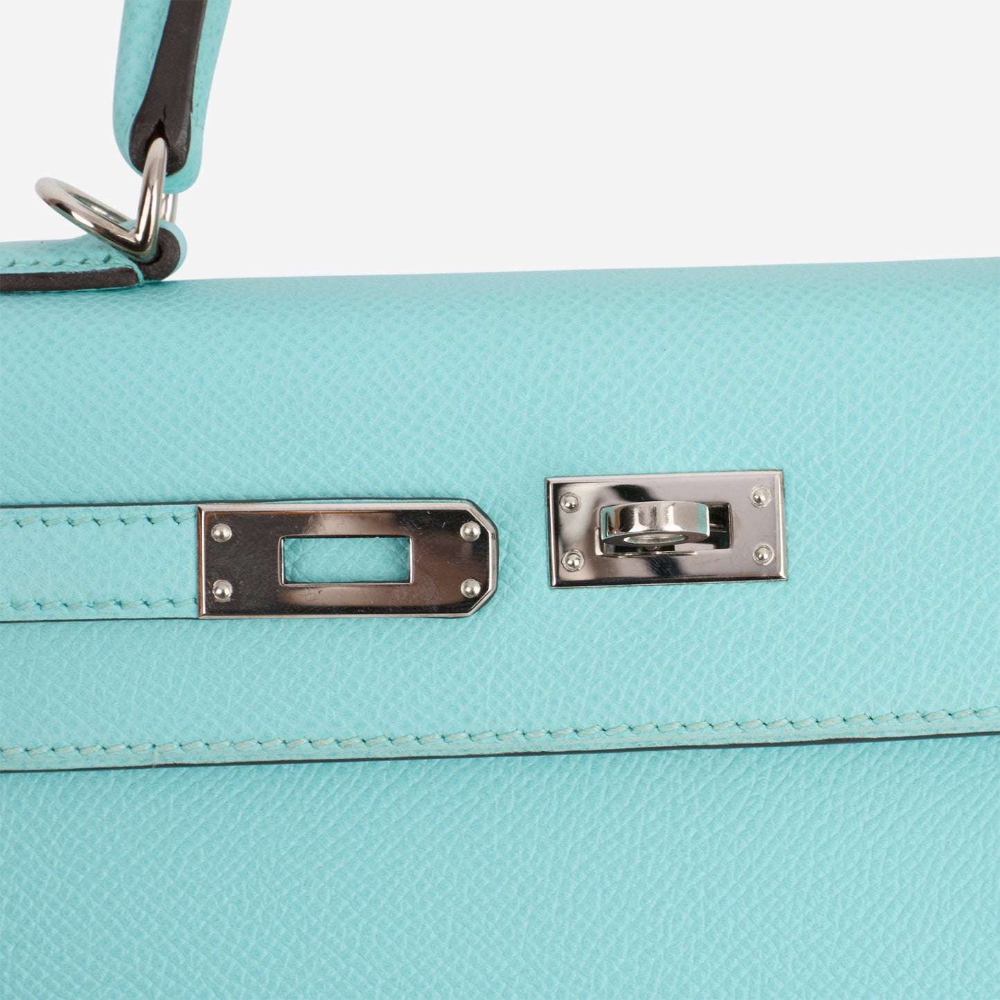 Hermès Kelly 25 - Bleu Atoll Epsom | Palladium Hardware