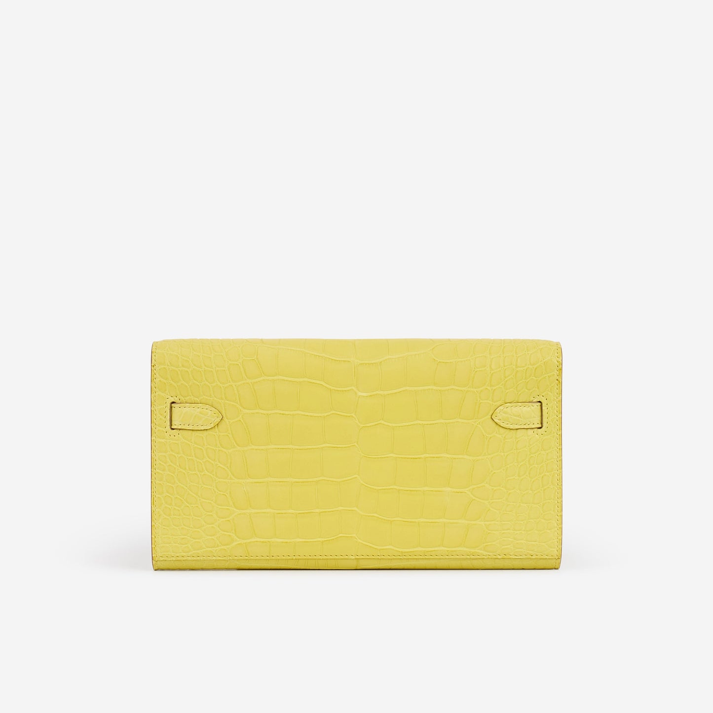 Hermès Kelly To Go - Lime Alligator Mississippiensis | Palladium Hardware