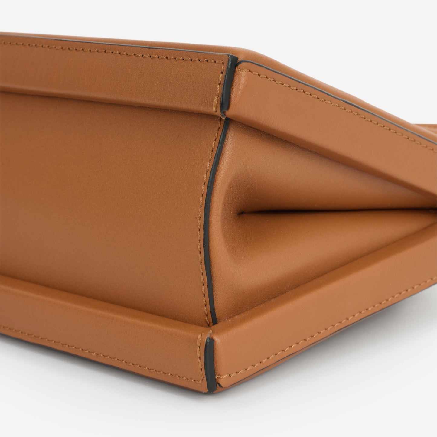Loewe Small Postal Bag - Tan Calfskin | Silver Hardware