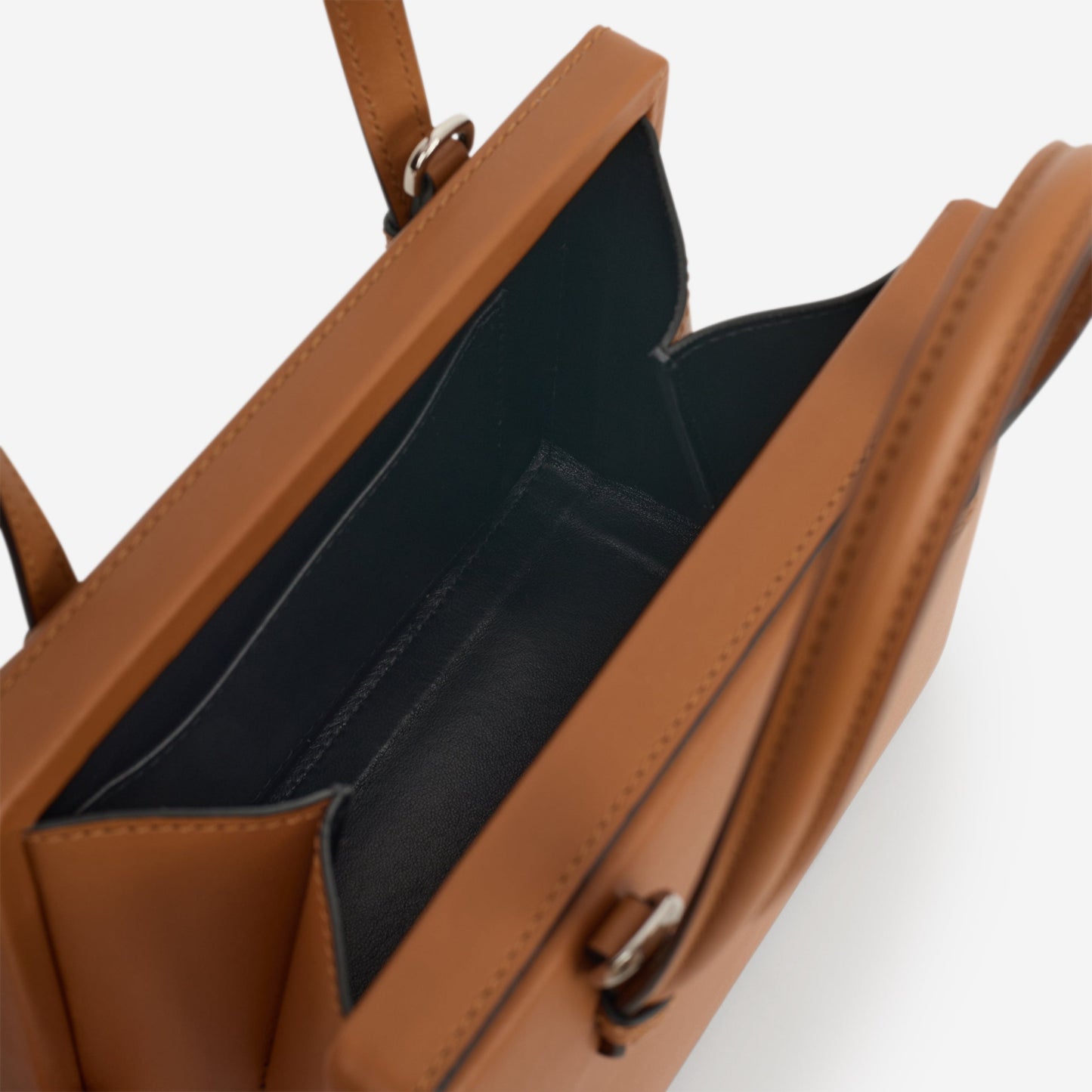 Loewe Small Postal Bag - Tan Calfskin | Silver Hardware