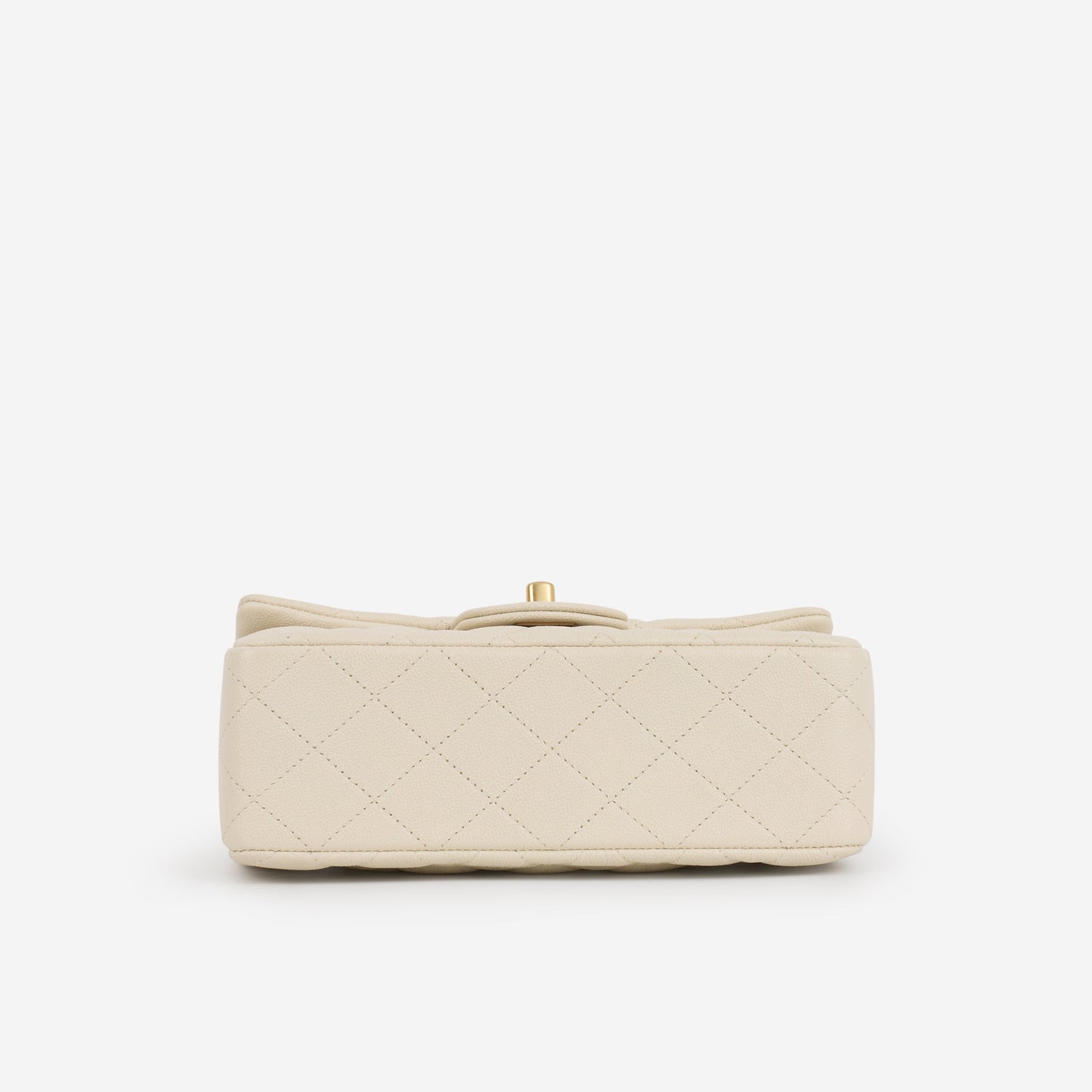 Chanel Mini Top Handle Flap - Ivory Caviar | Gold Hardware