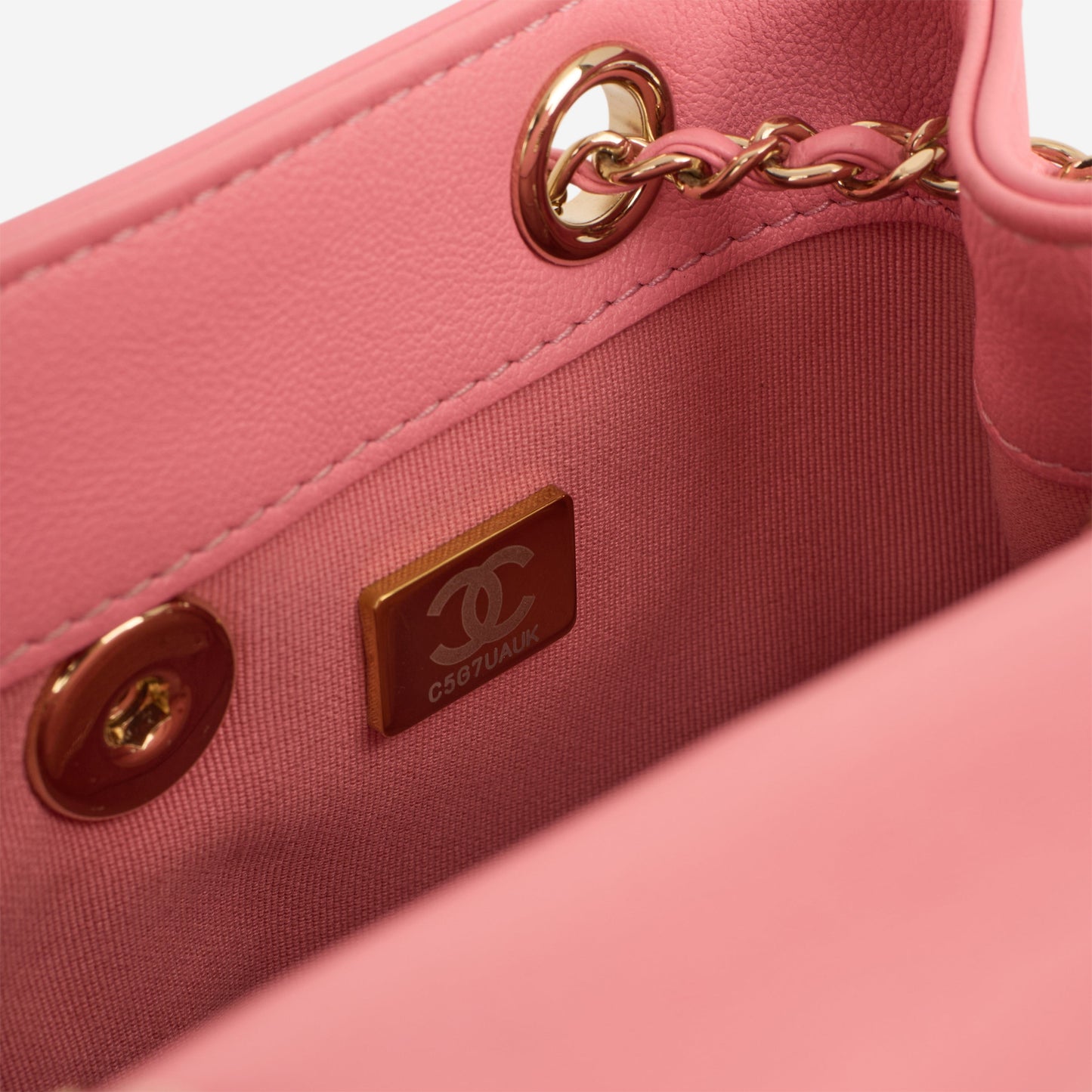 Chanel Mini Duma Backpack - Pink Calfskin | Champagne Gold Hardware
