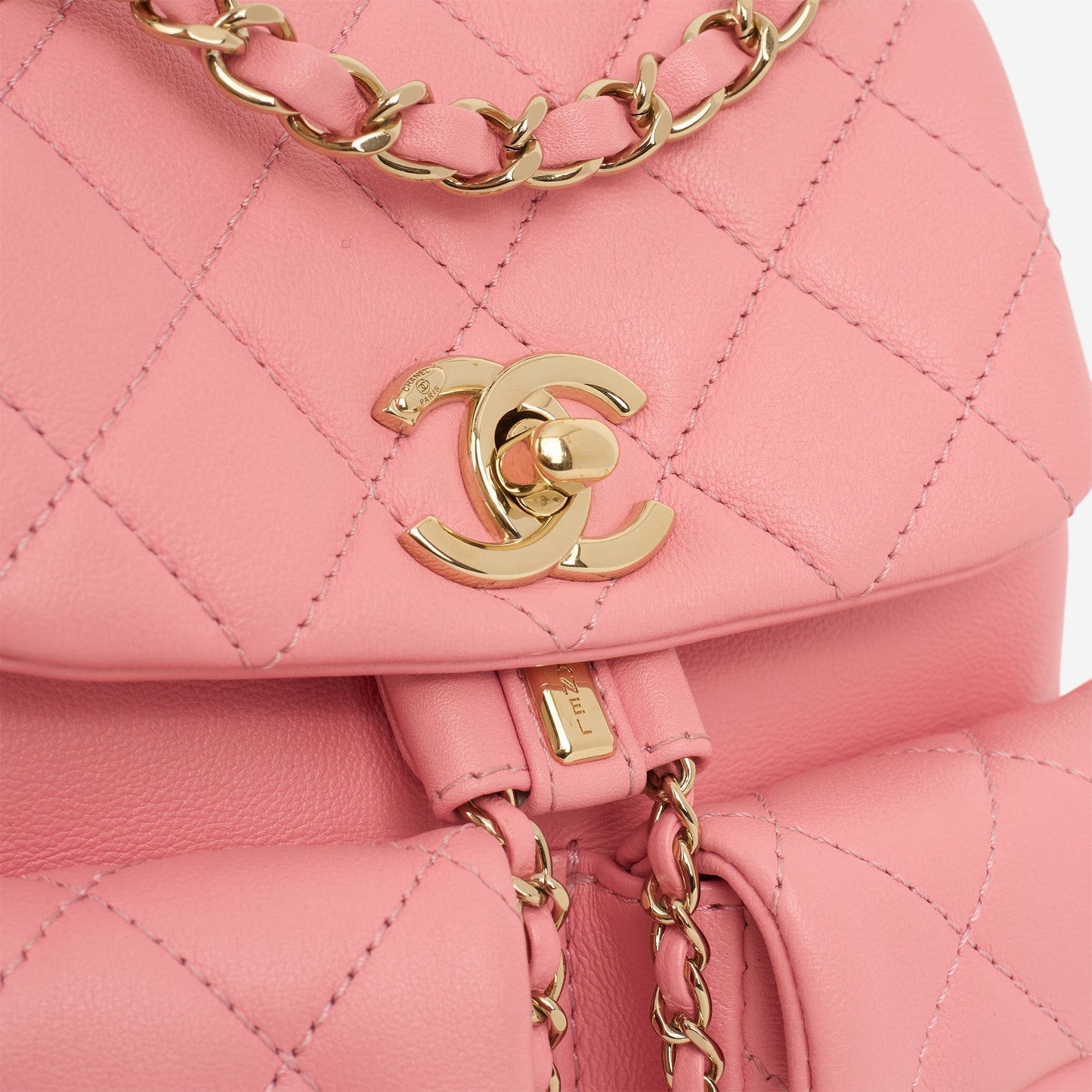 Chanel Mini Duma Backpack - Pink Calfskin | Champagne Gold Hardware