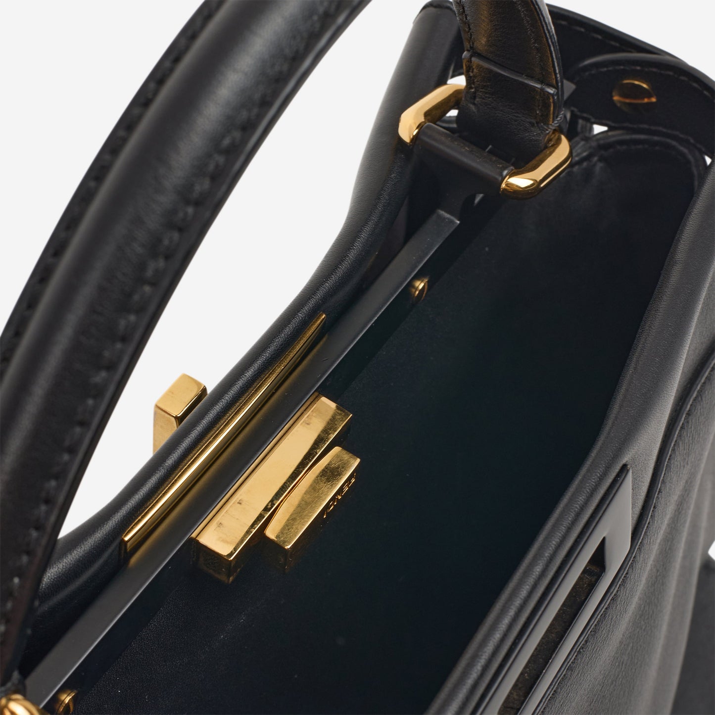 Fendi Medium Peekaboo - Black Nappa | Gold Hardware