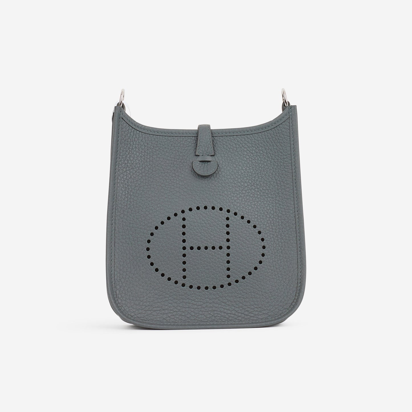 Hermès Mini Evelyne 16 - Gris Misty Clemence | Palladium Hardware