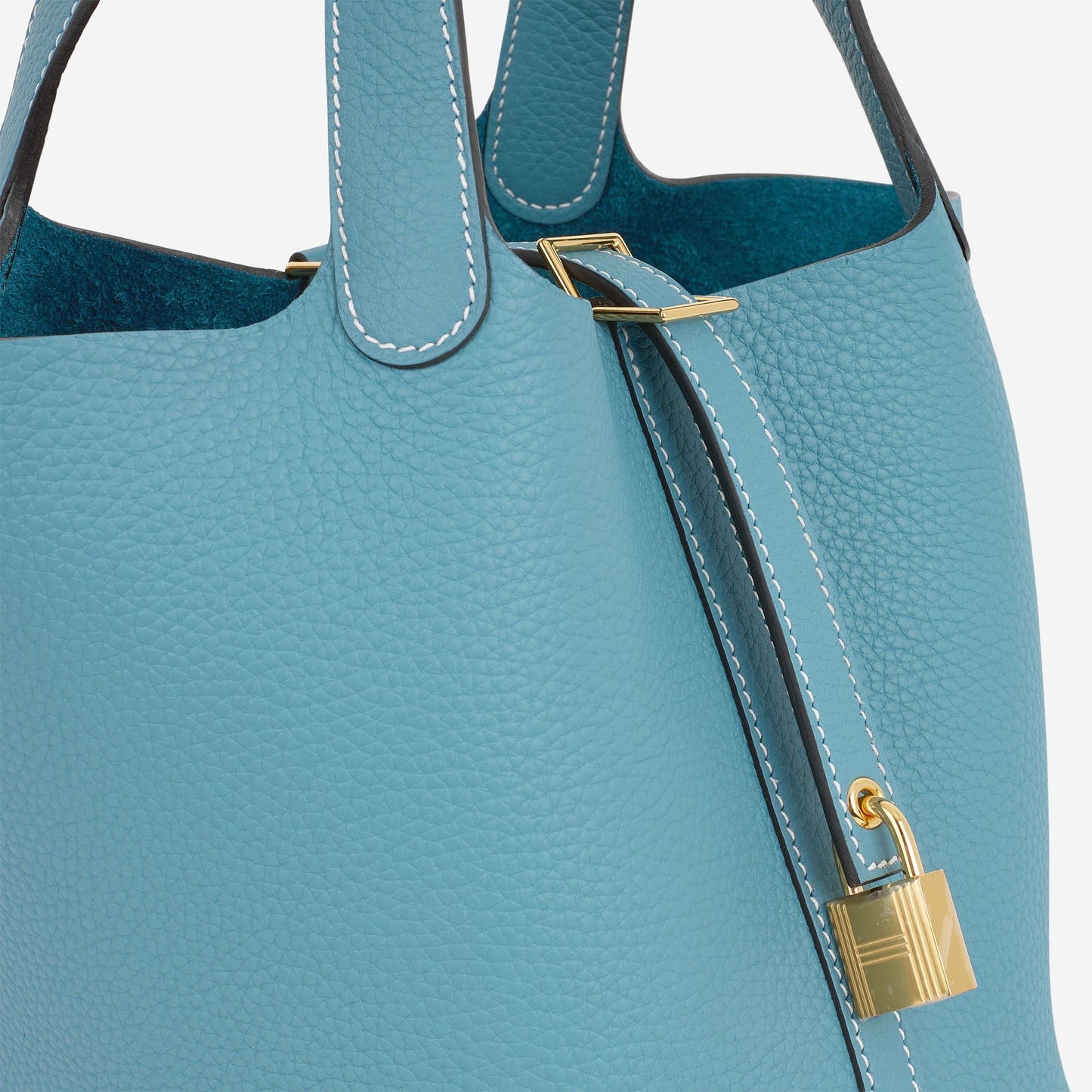 Hermès Picotin 18 - New Bleu Jean Clemence | Gold Hardware