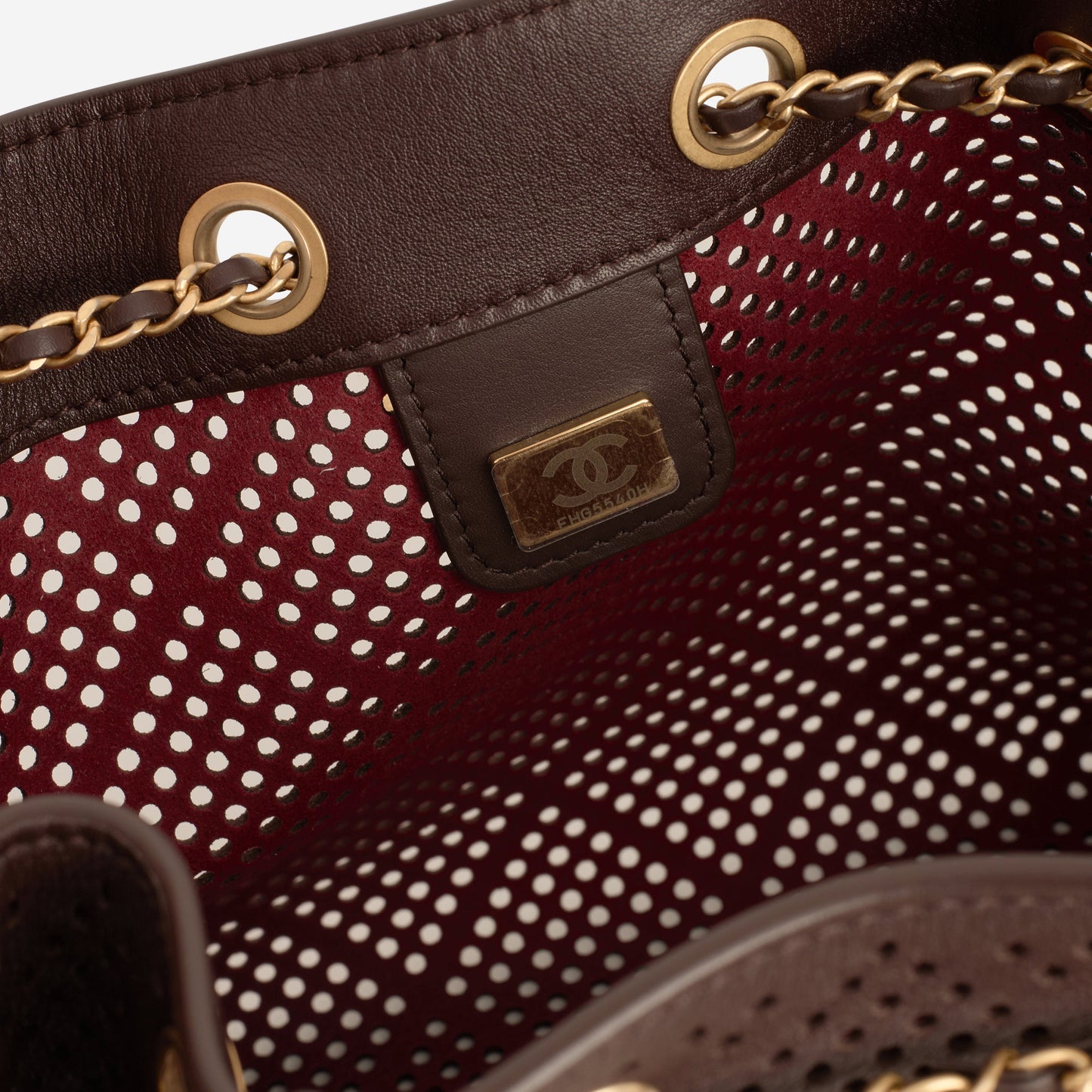 Chanel Small 25 Hobo - Perforated Dark Brown Calfskin | Gold Hardware