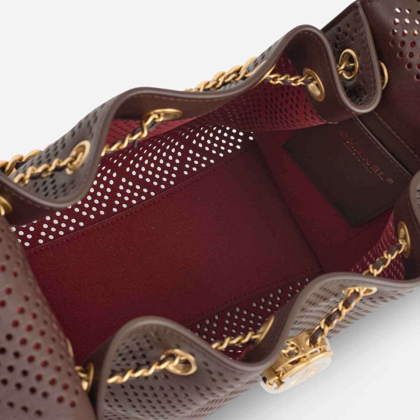 Chanel Small 25 Hobo - Perforated Dark Brown Calfskin | Gold Hardware