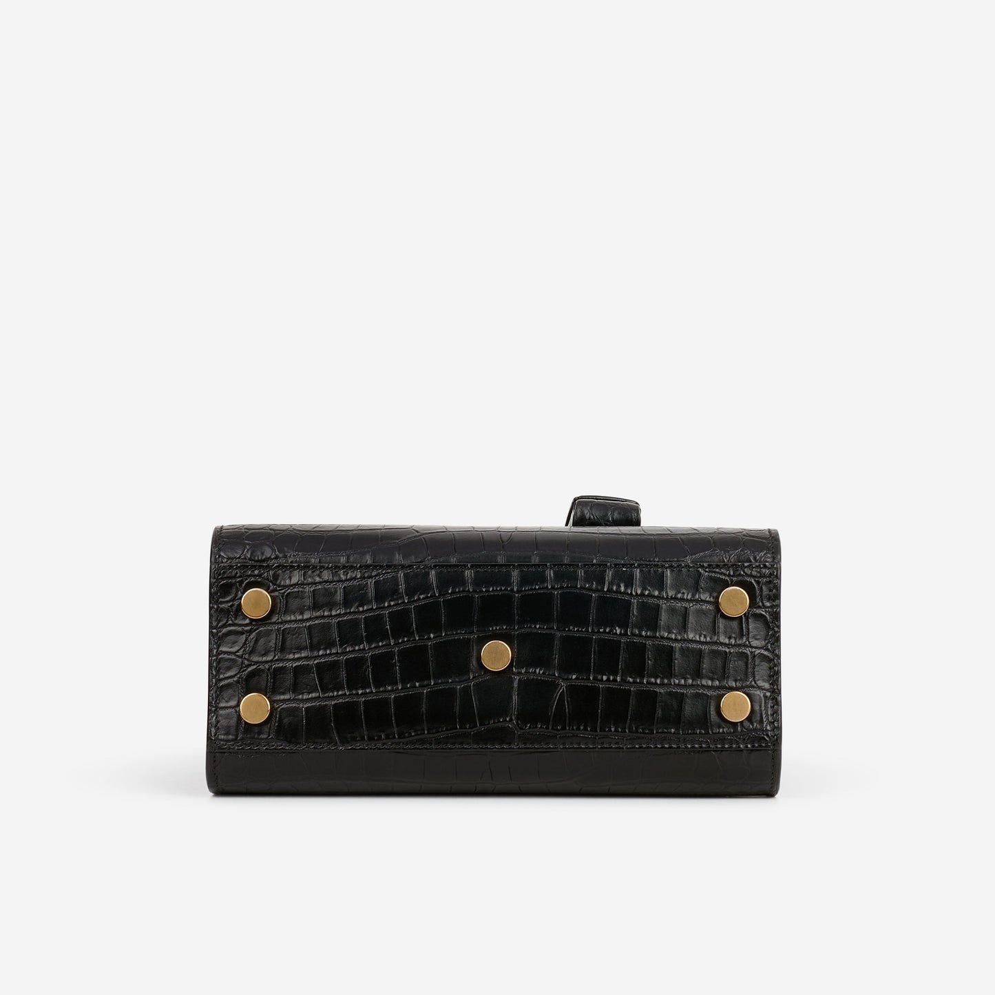 Saint Laurent Nano Sac De Jour - Black Croc Embossed | Gold Hardware