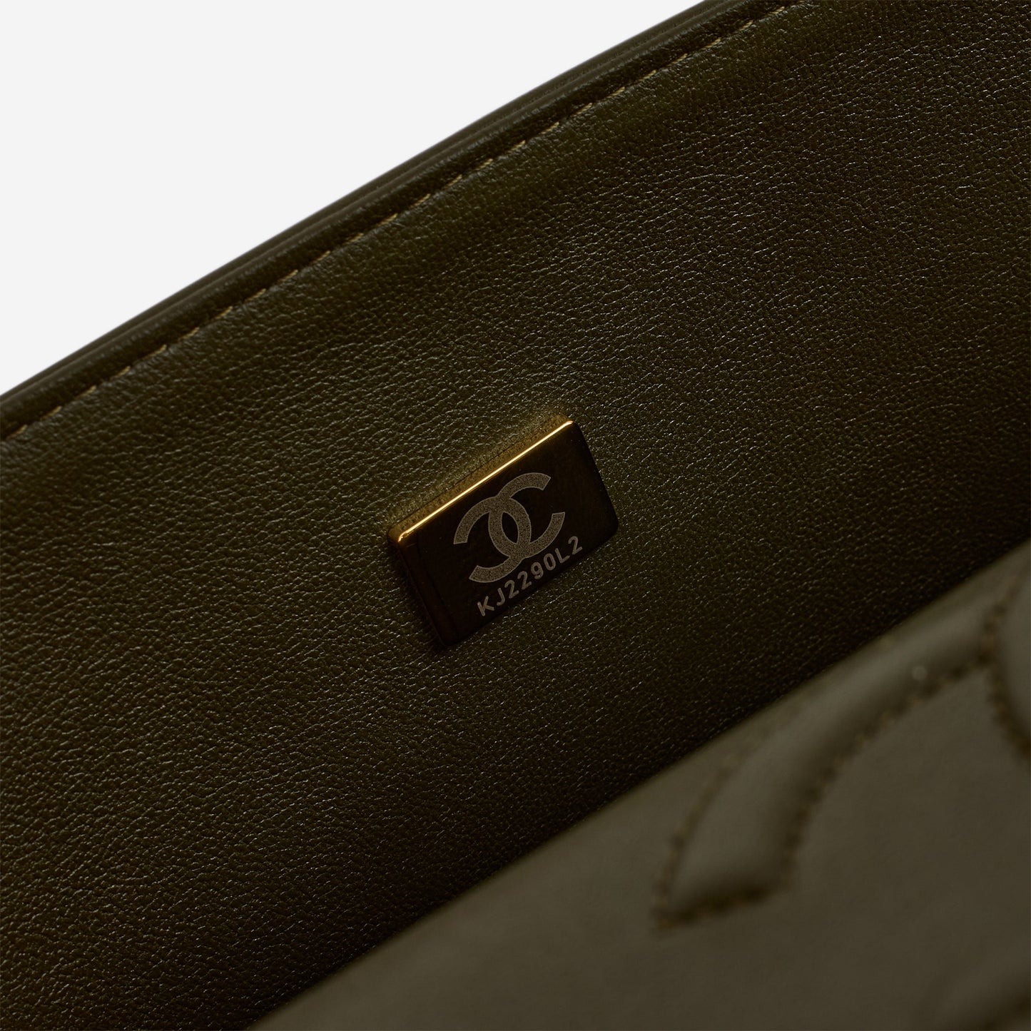 Chanel Medium Classic Flap - Olive Lambskin | Champagne Gold Hardware