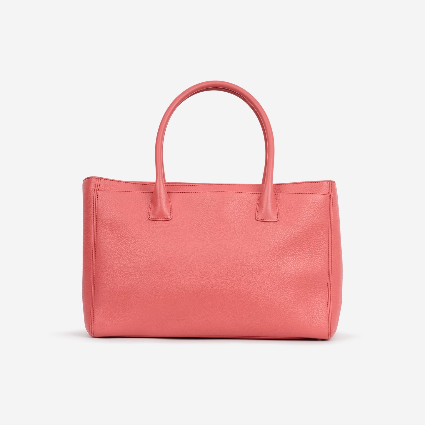 Chanel Cerf Tote - Coral Pink Taurillon | Silver Hardware