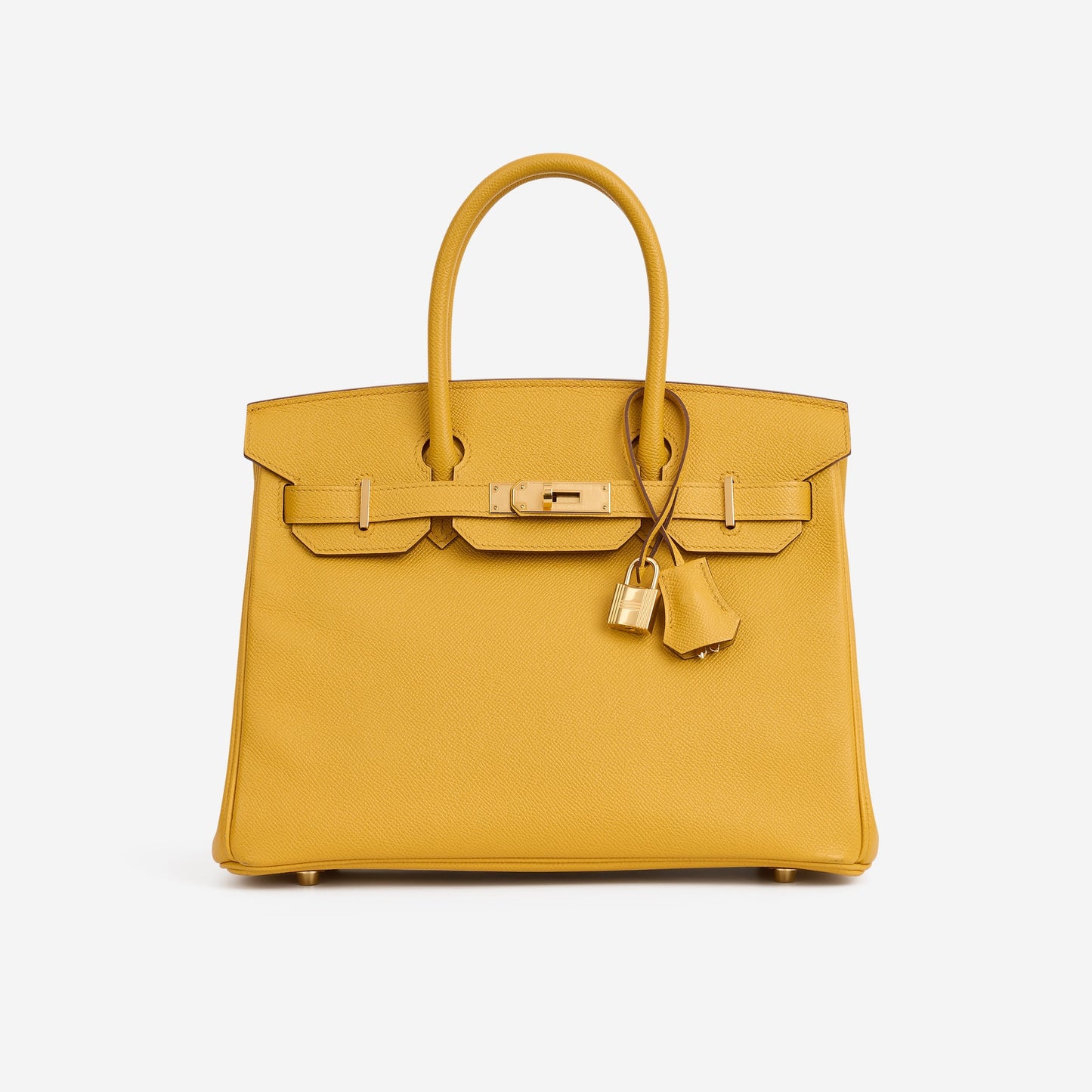 Hermès Birkin 30 - Jaune Ambre Epsom Retourne | Gold Hardware
