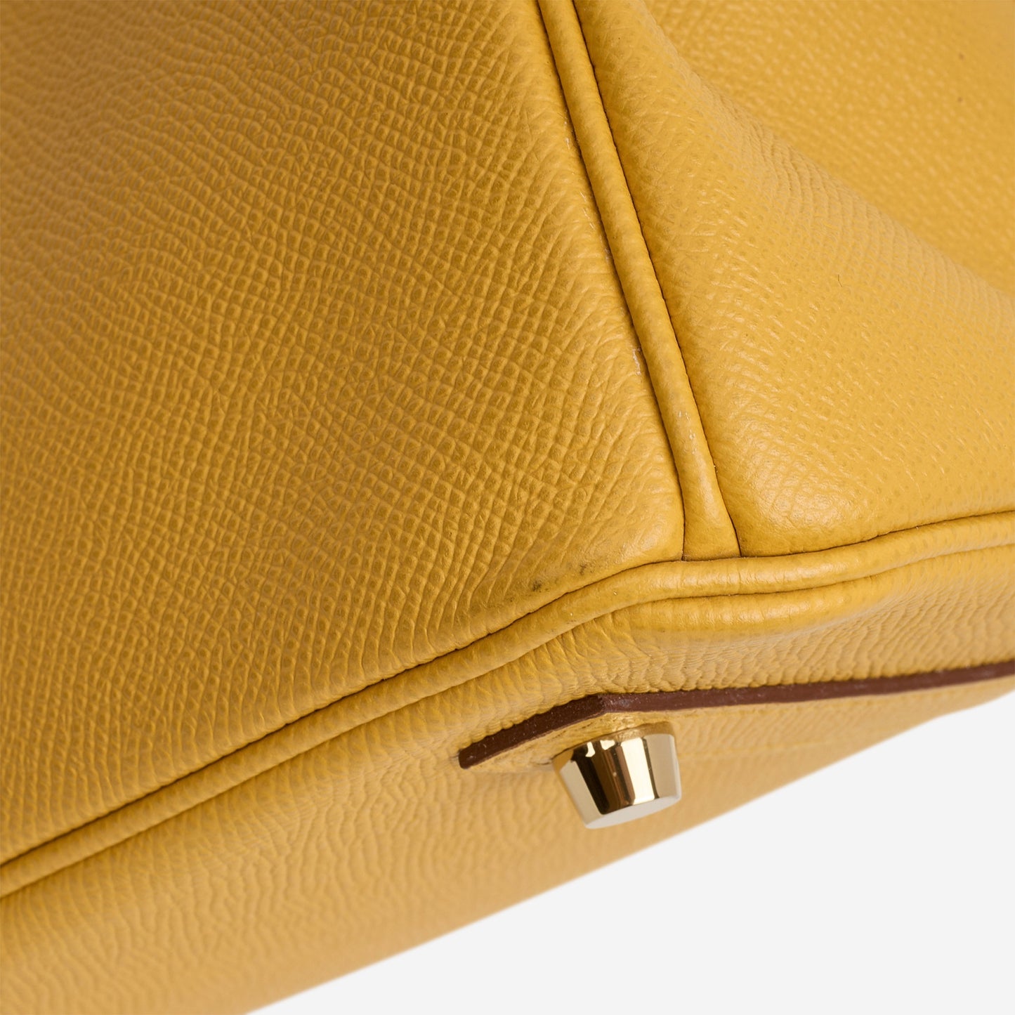 Hermès Birkin 30 - Jaune Ambre Epsom Retourne | Gold Hardware