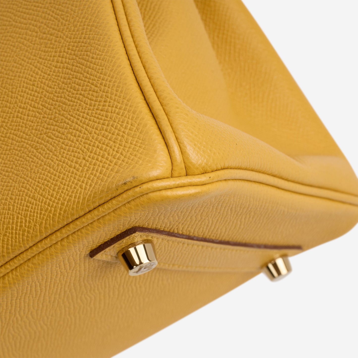 Hermès Birkin 30 - Jaune Ambre Epsom Retourne | Gold Hardware