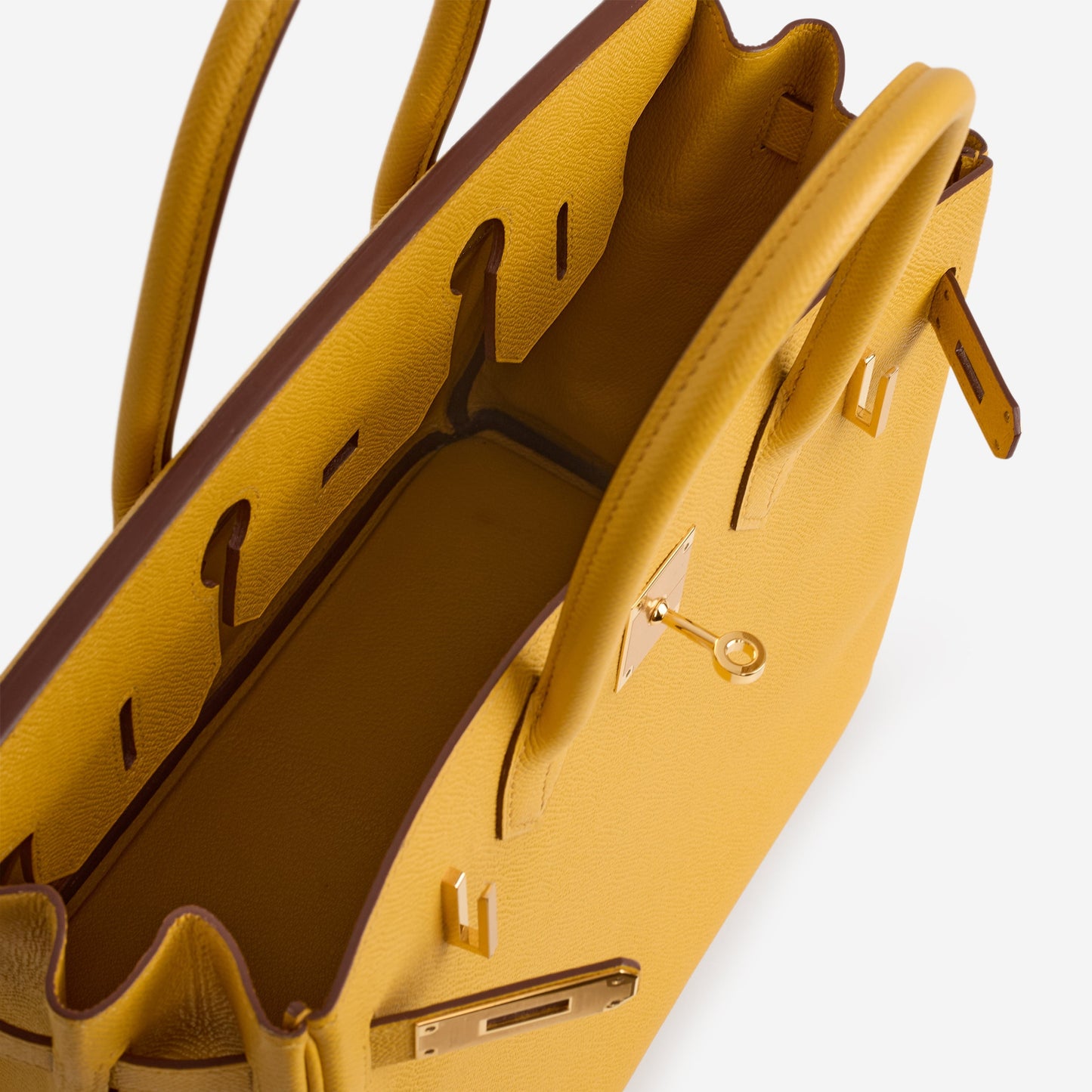 Hermès Birkin 30 - Jaune Ambre Epsom Retourne | Gold Hardware