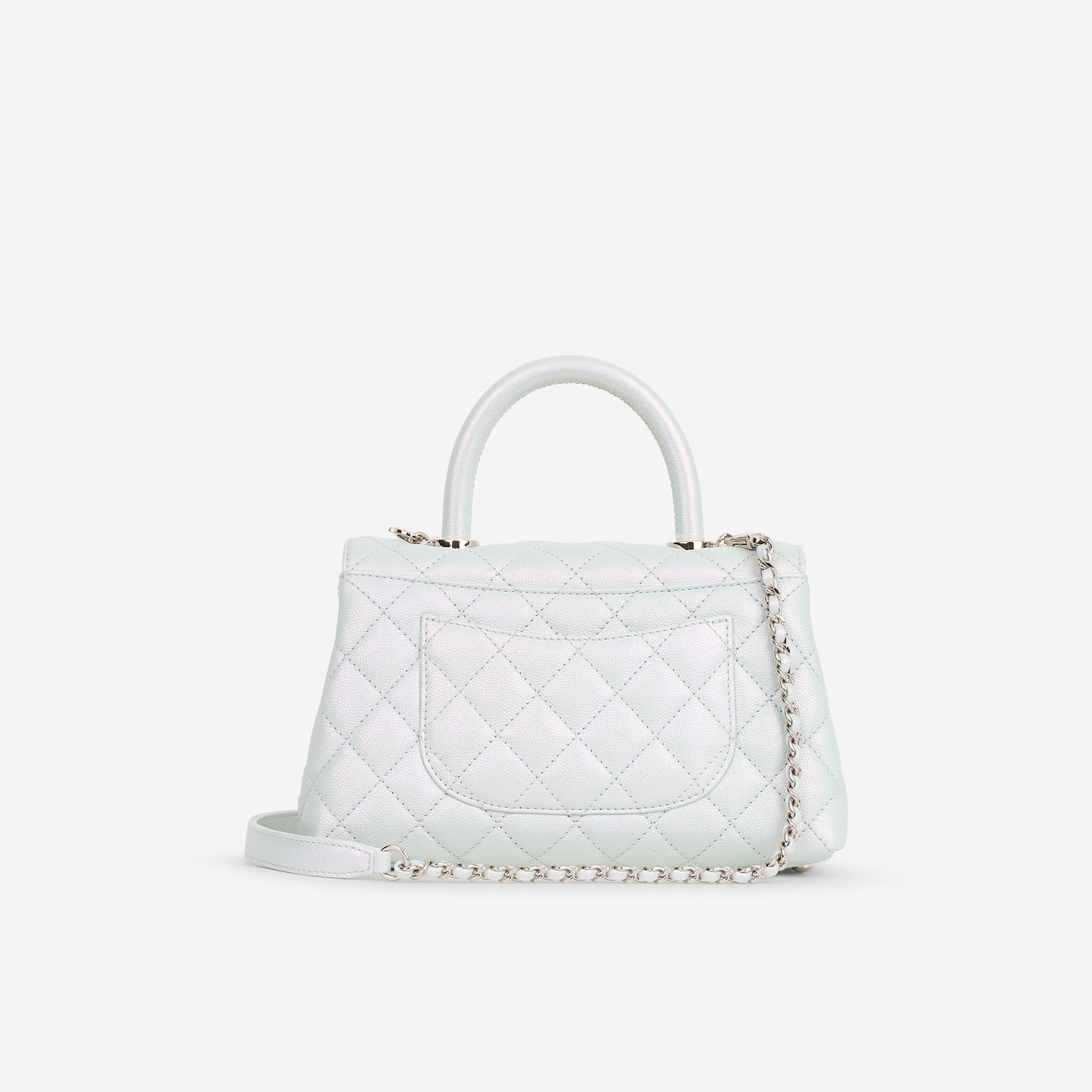 Chanel Small Coco Handle - Iridescent Caviar | Rainbow Hardware