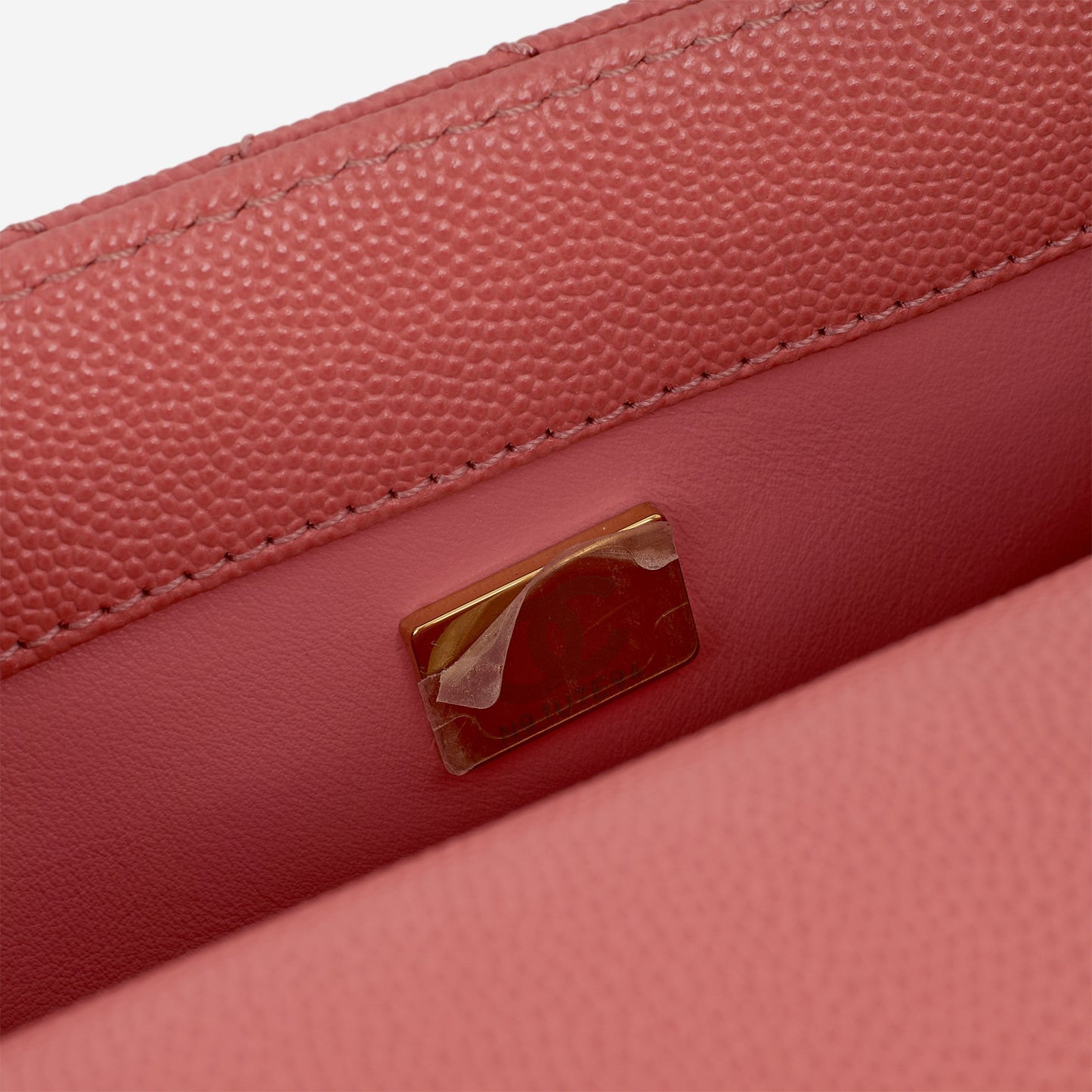 Chanel Mini Coco Handle - Coral Pink Caviar | Champagne Gold Hardware