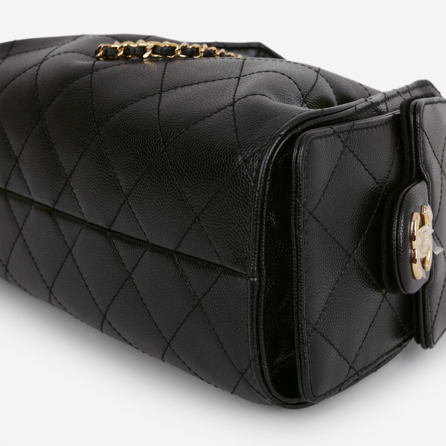 Chanel Mini 25 Hobo - Black Caviar Polished | Gold Hardware