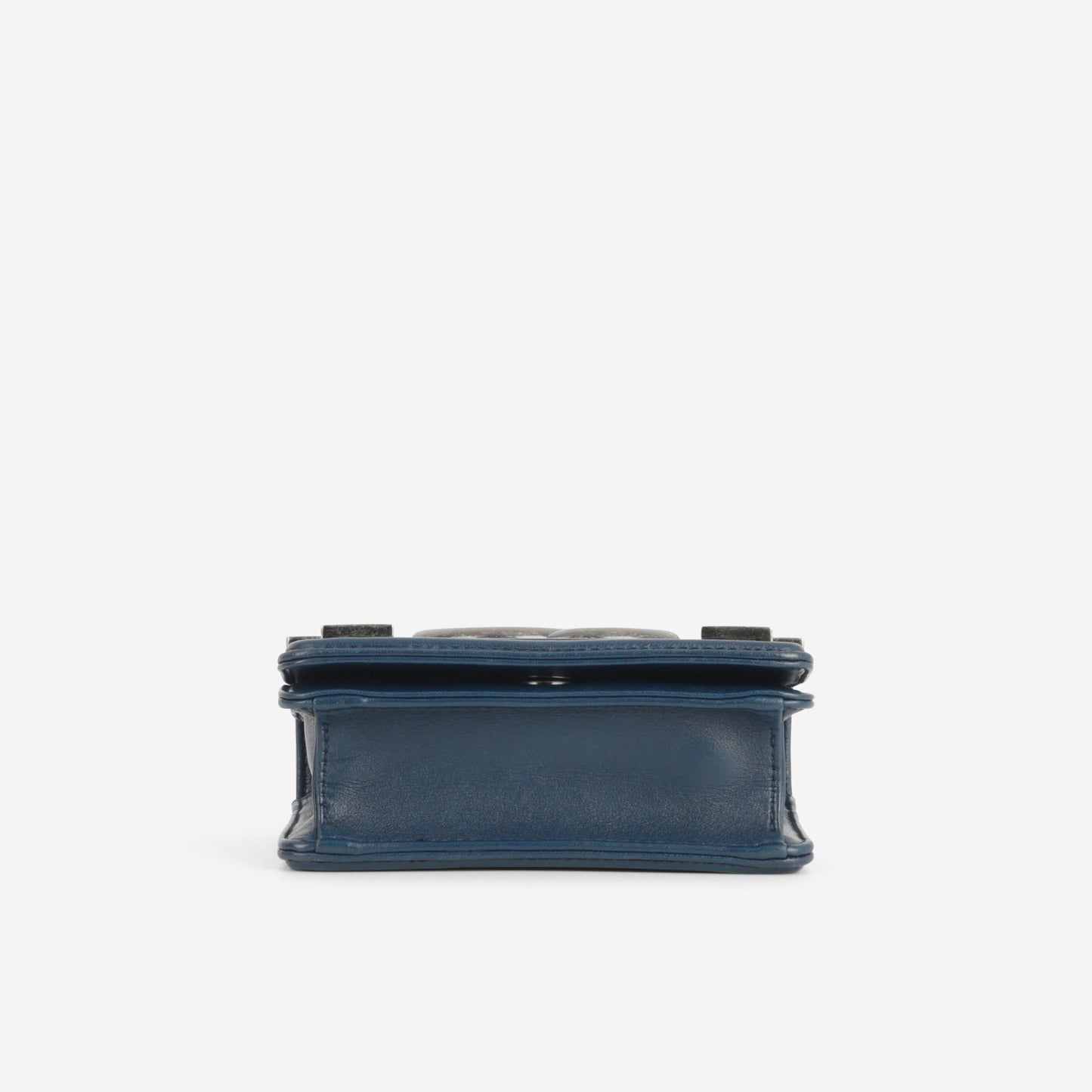 Chanel Brick Boy Bag - Navy Lambskin | Ruthenium Hardware