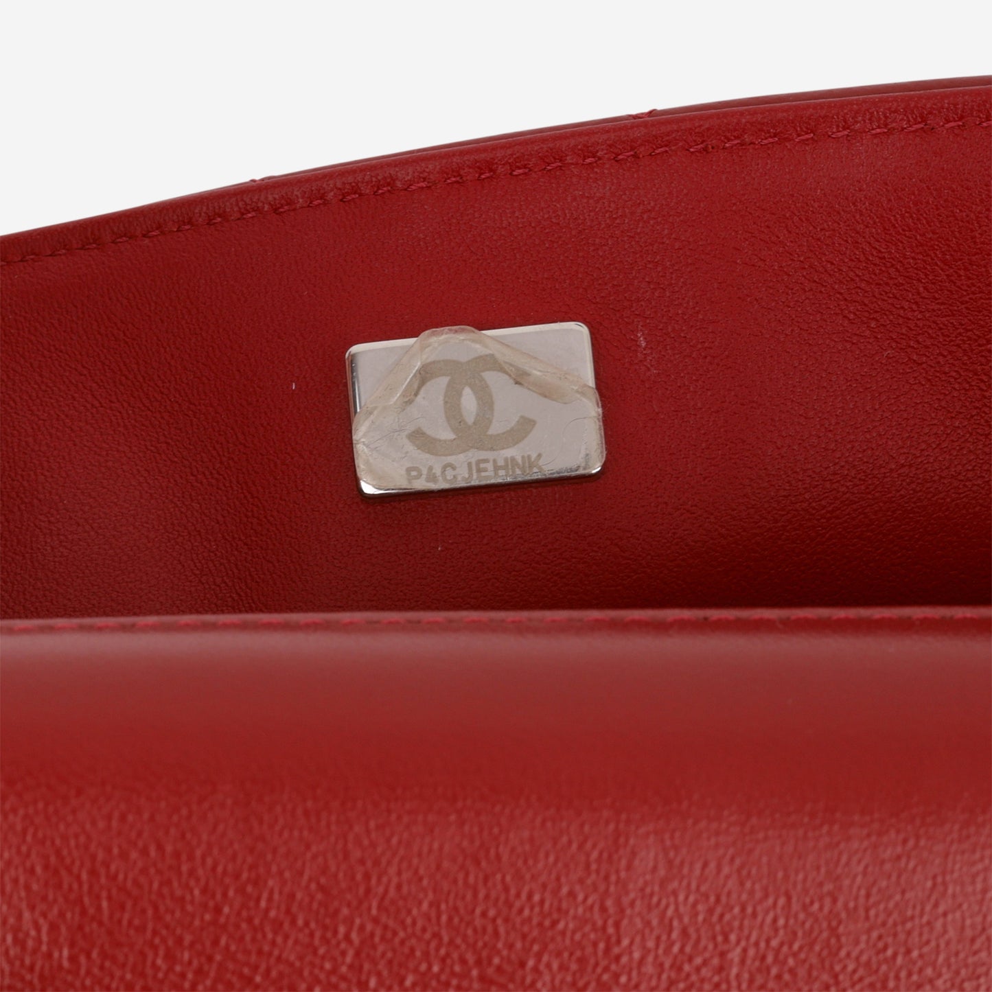 Chanel Mini Rectangular - Red Lambskin | Silver Hardware